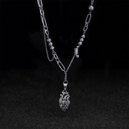 Anatomical Heart Necklace