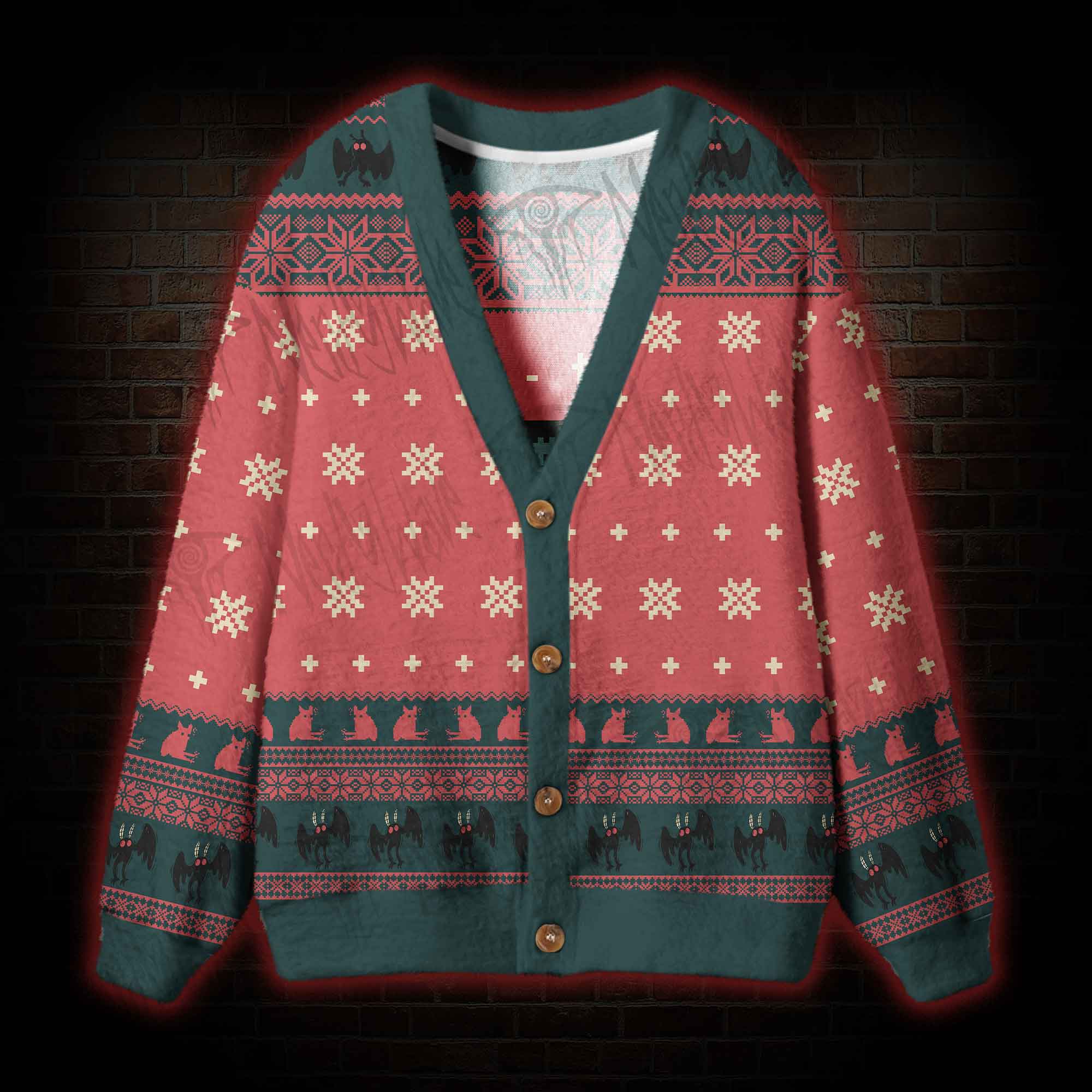 Mothman Cardigan Sweater