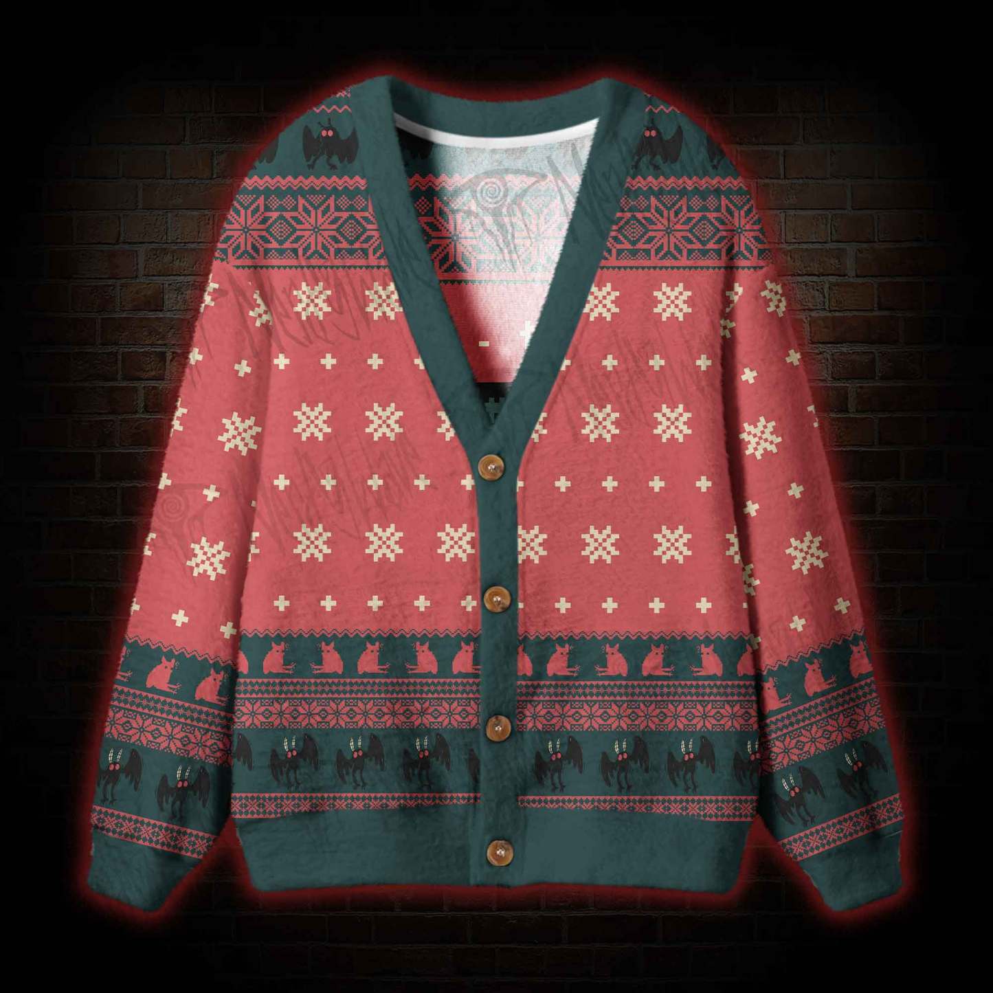 Mothman Cardigan Sweater
