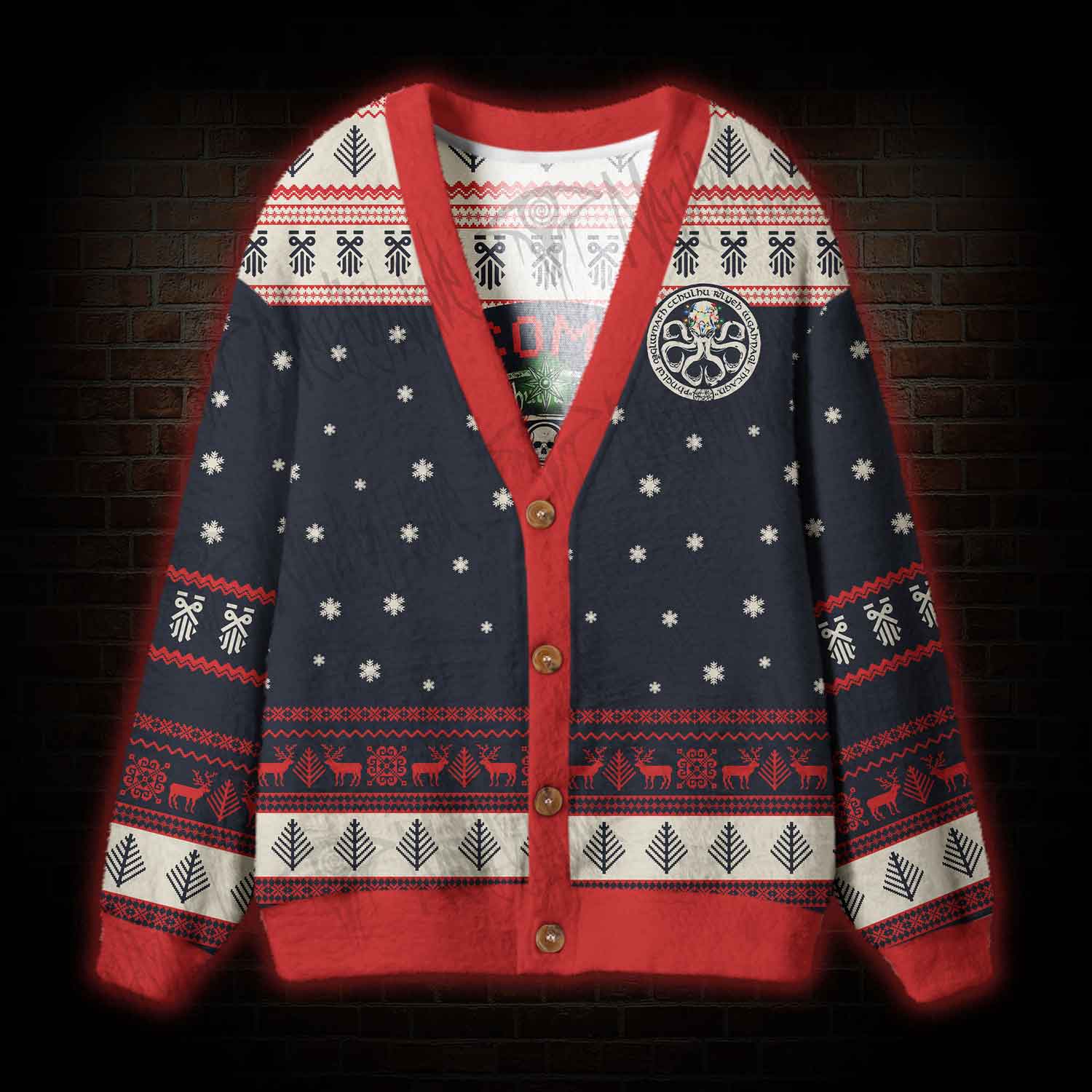 Cthulhu Cardigan Sweater