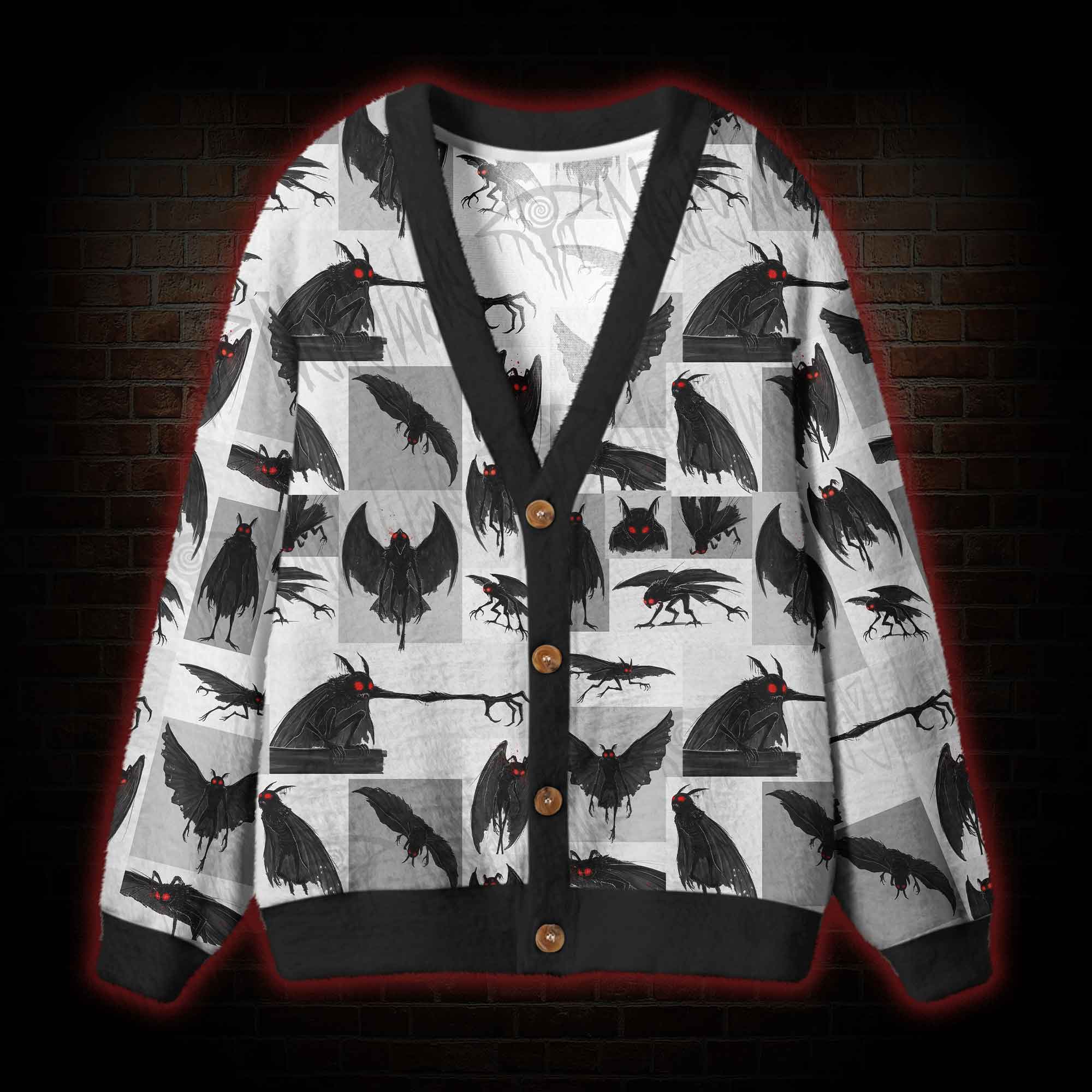 The Strange Mothman Cardigan Sweater