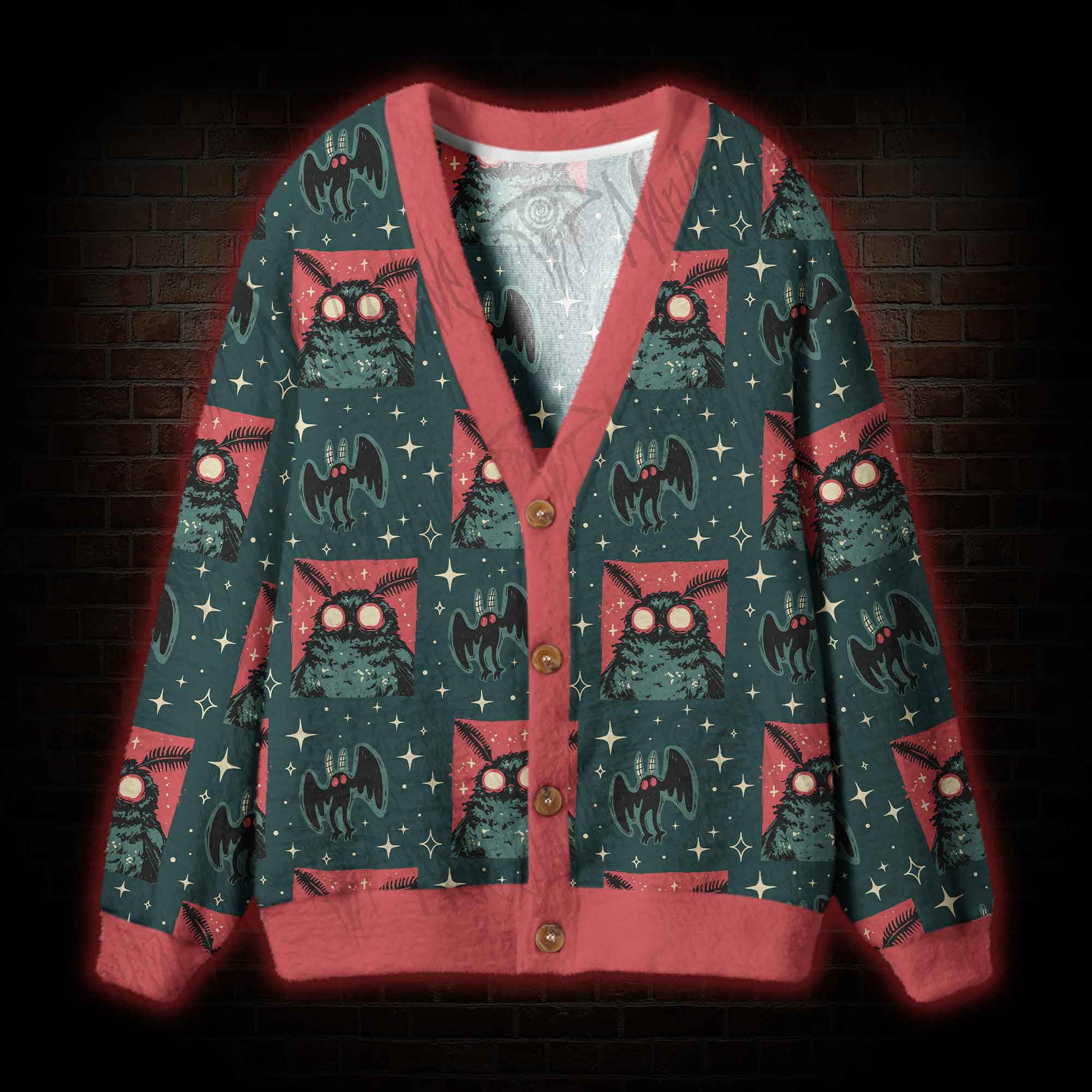Mothman Cardigan Sweater