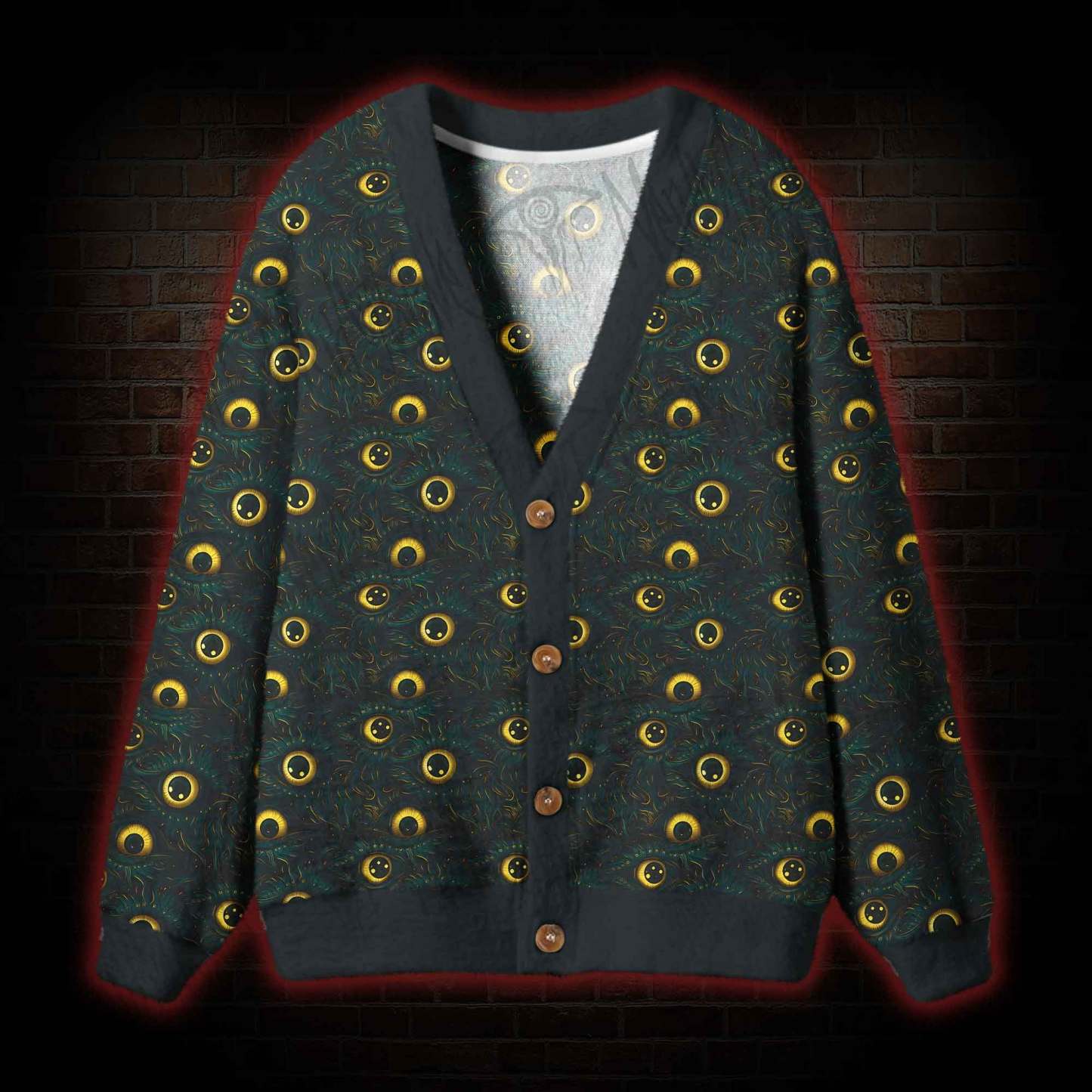 Eyes of the Deep Cardigan Sweater