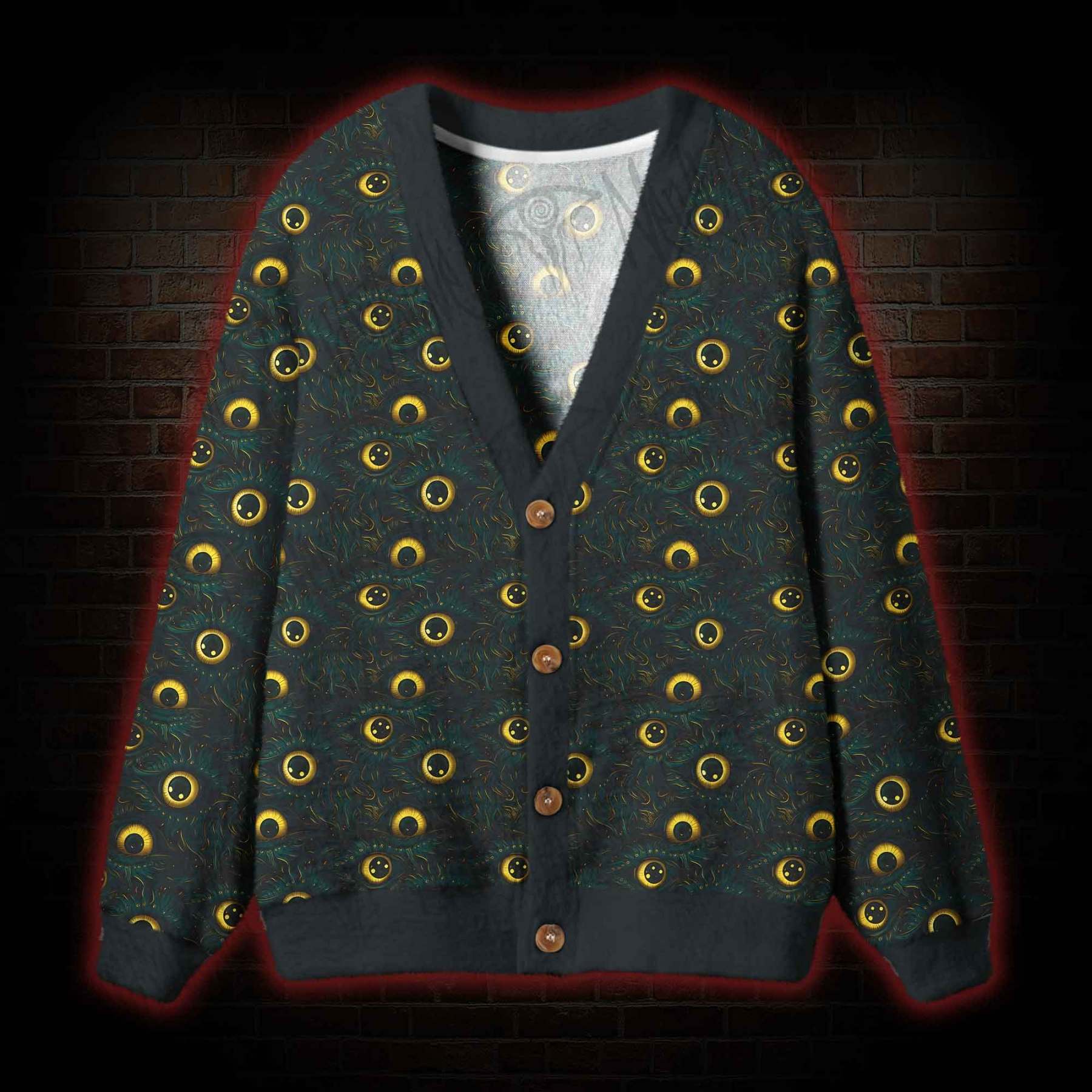 Eyes of the Deep Cardigan Sweater