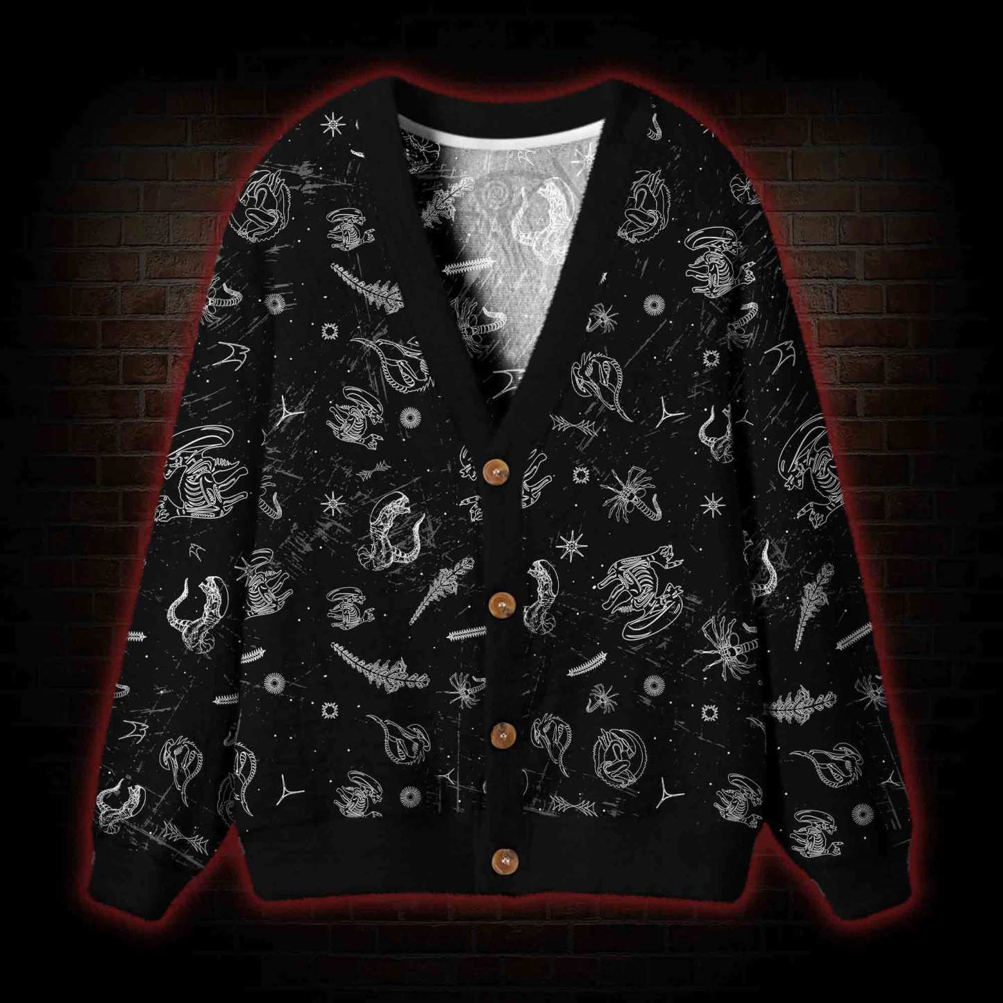 Aliens Cardigan Sweater