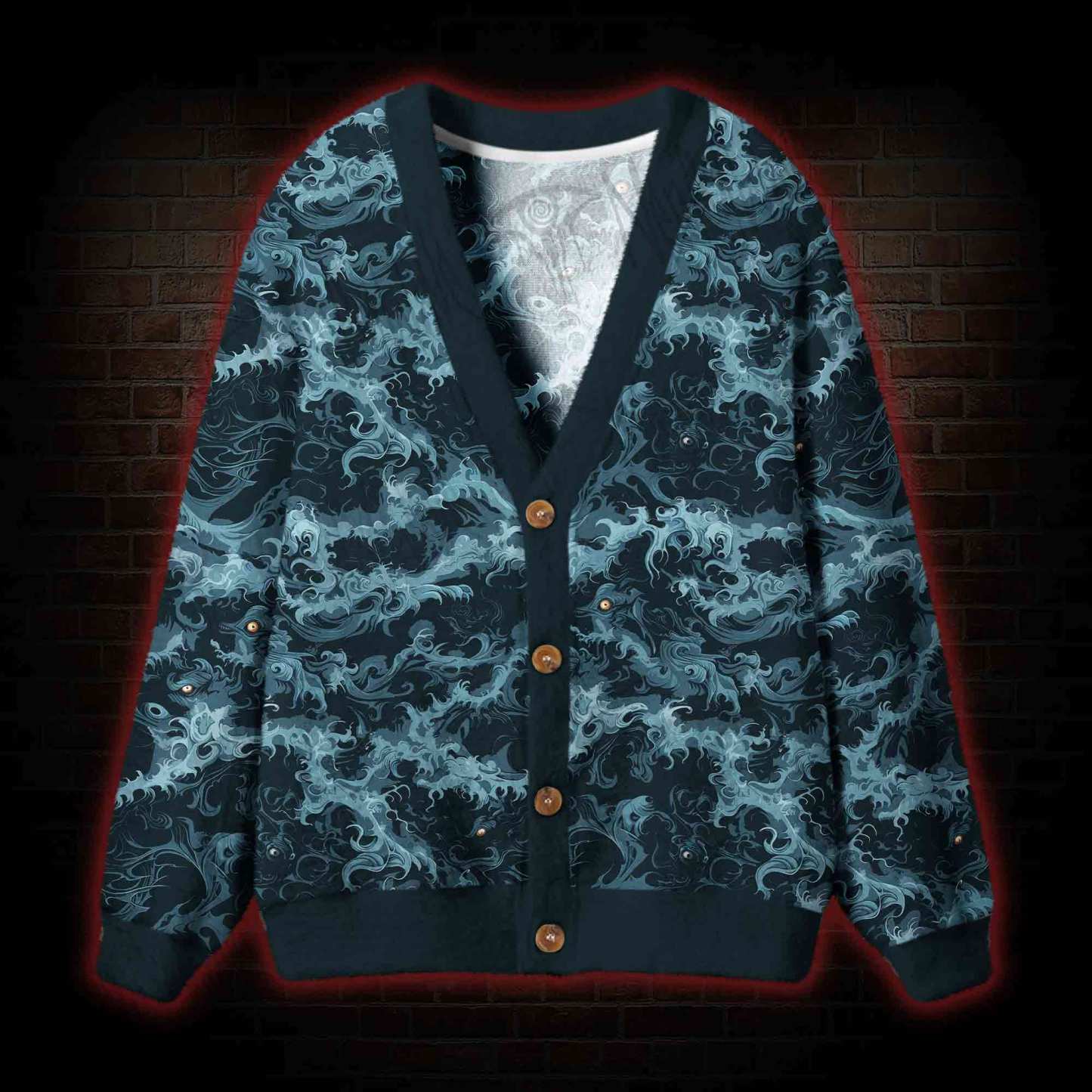 Wave Cardigan Sweater