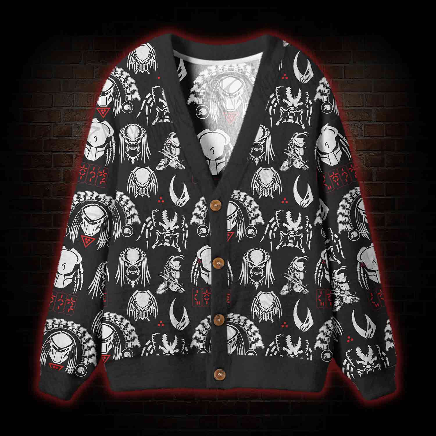 Alien Hunter Cardigan Sweater