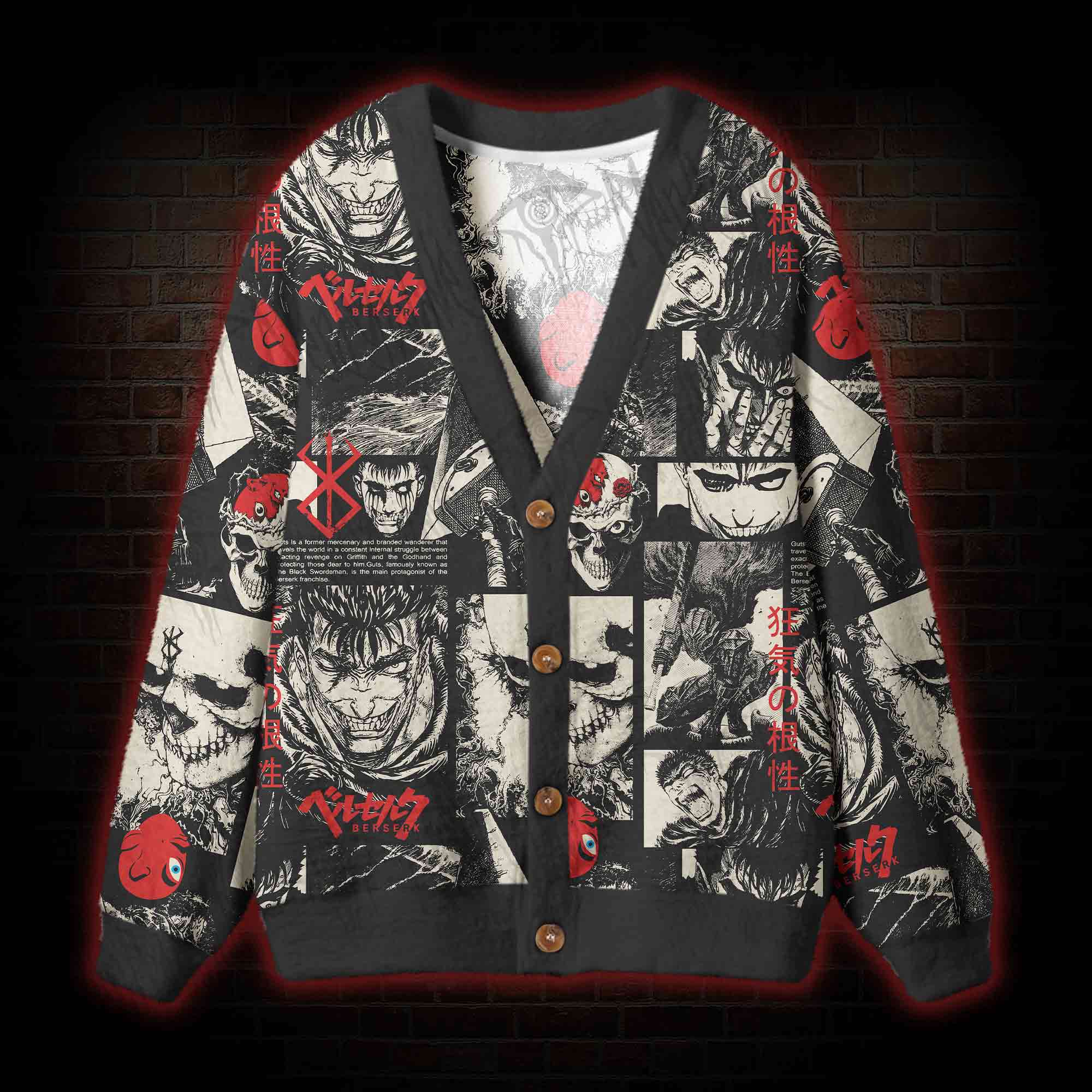 Struggle Contend Wriggle Cardigan Sweater