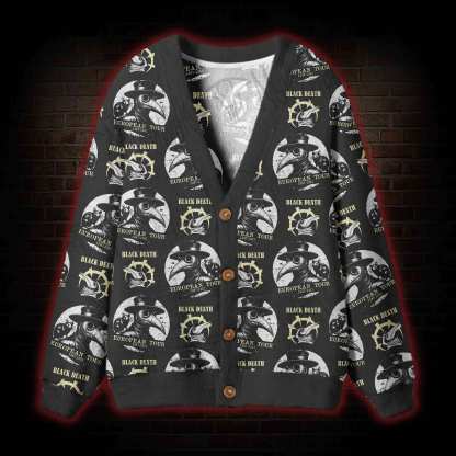 Black Death European Tour Cardigan Sweater