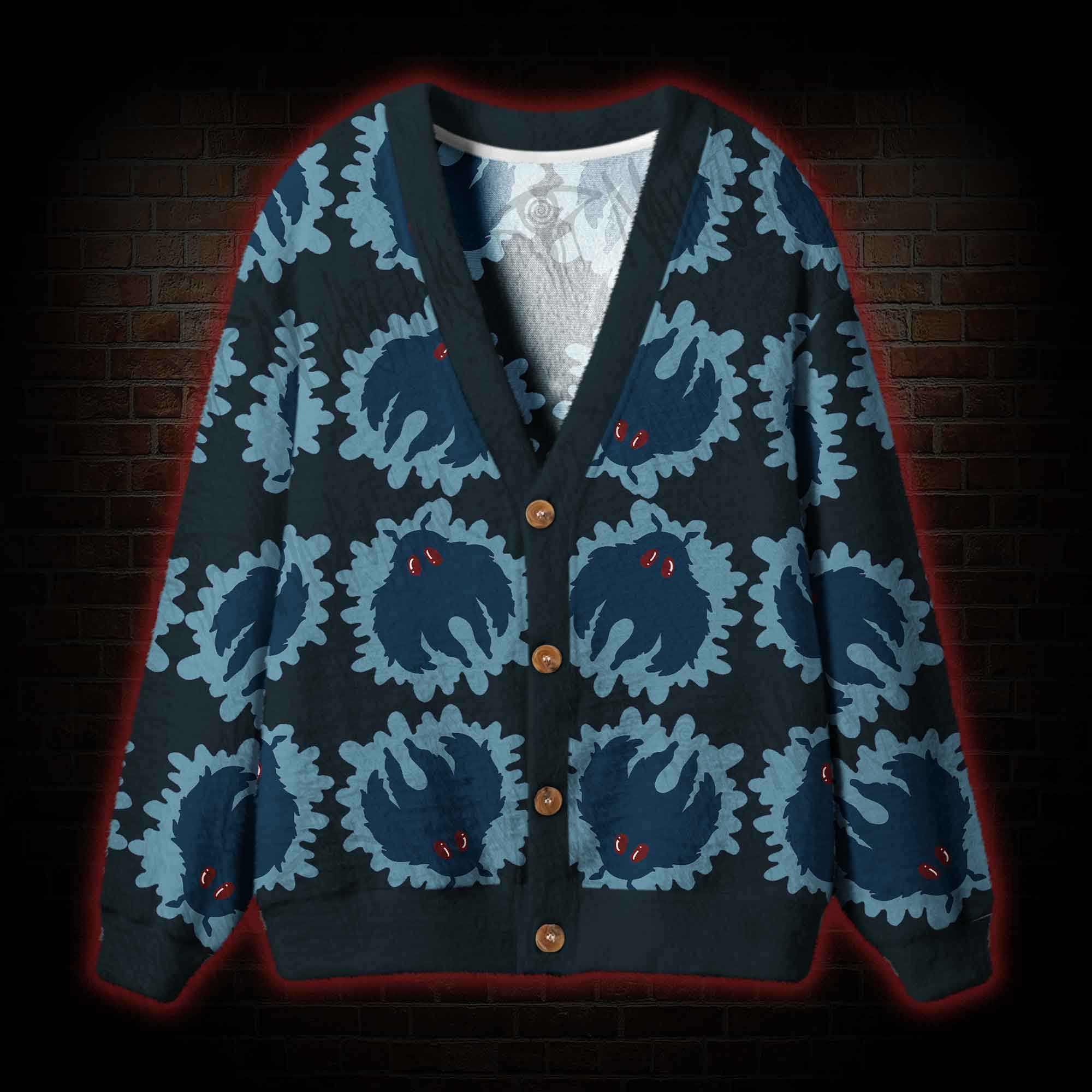 Mothman Cardigan Sweater