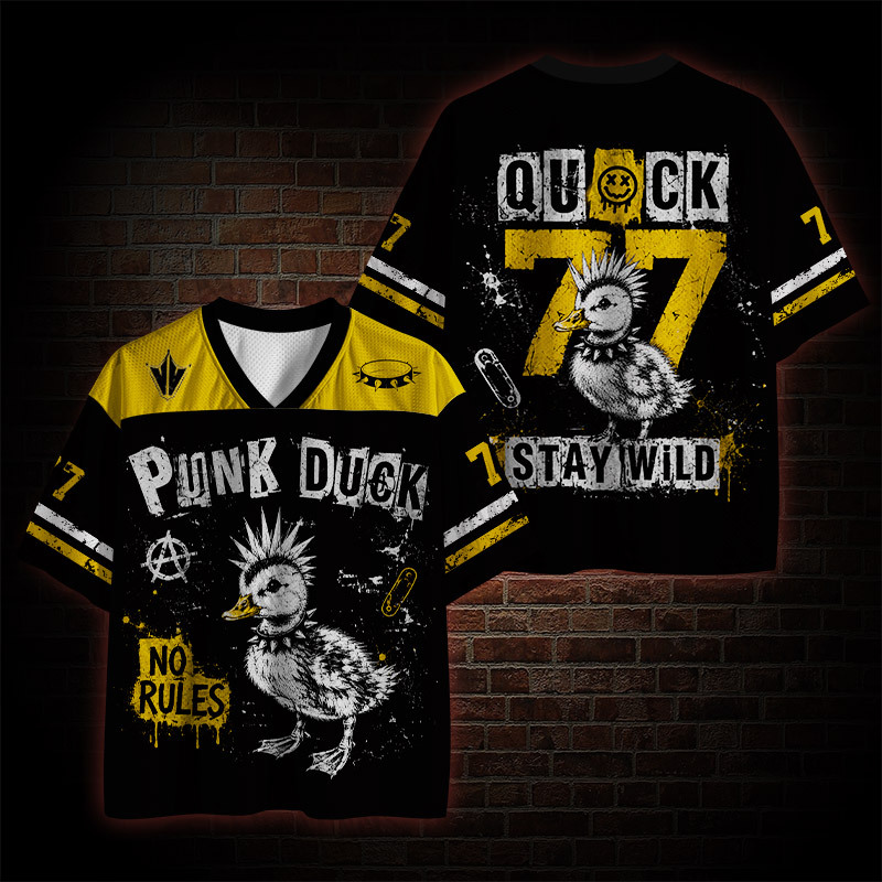 Punk Duck Stay Wild Mesh Jersey