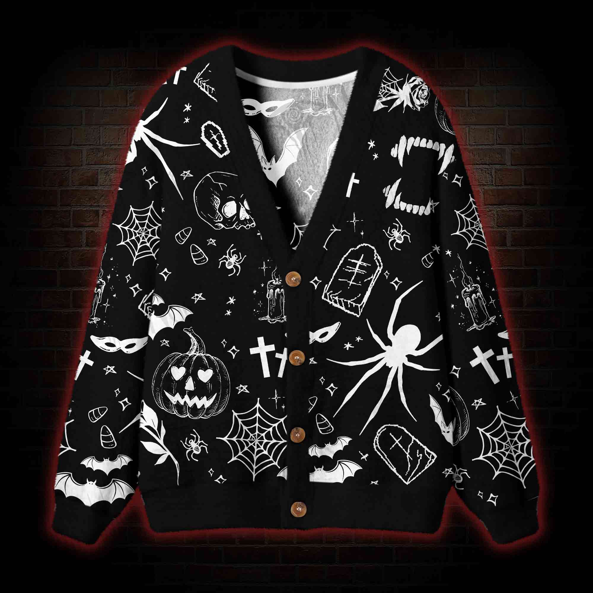 Spider Cardigan Sweater