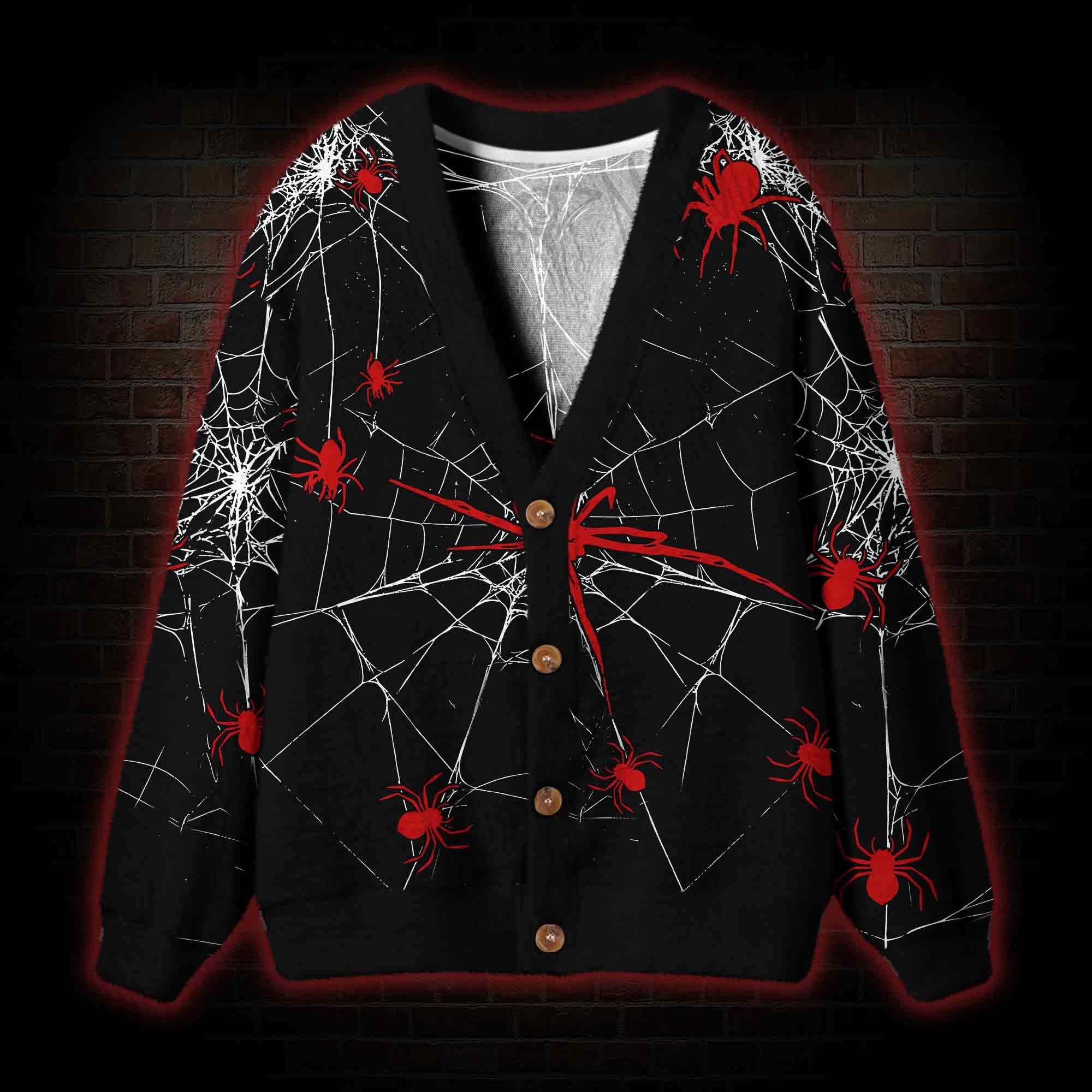 Spider Cardigan Sweater