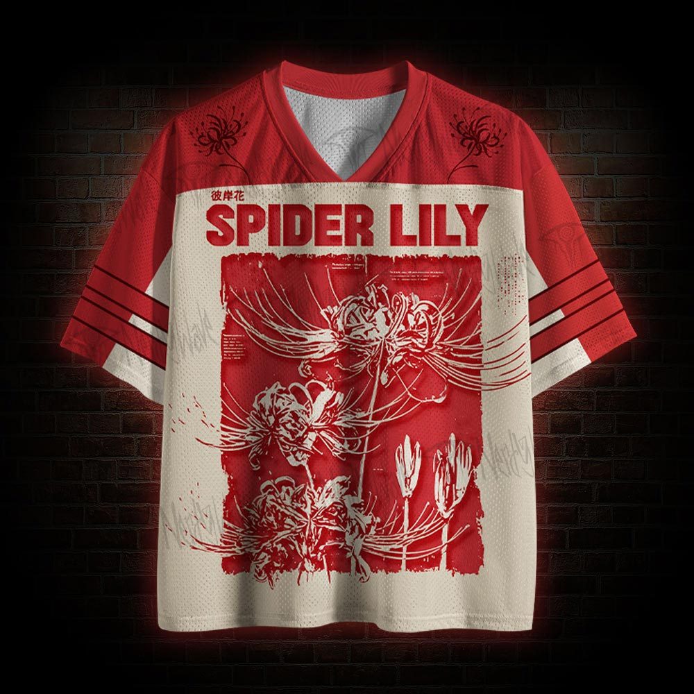 Spider Lily Mesh Jersey