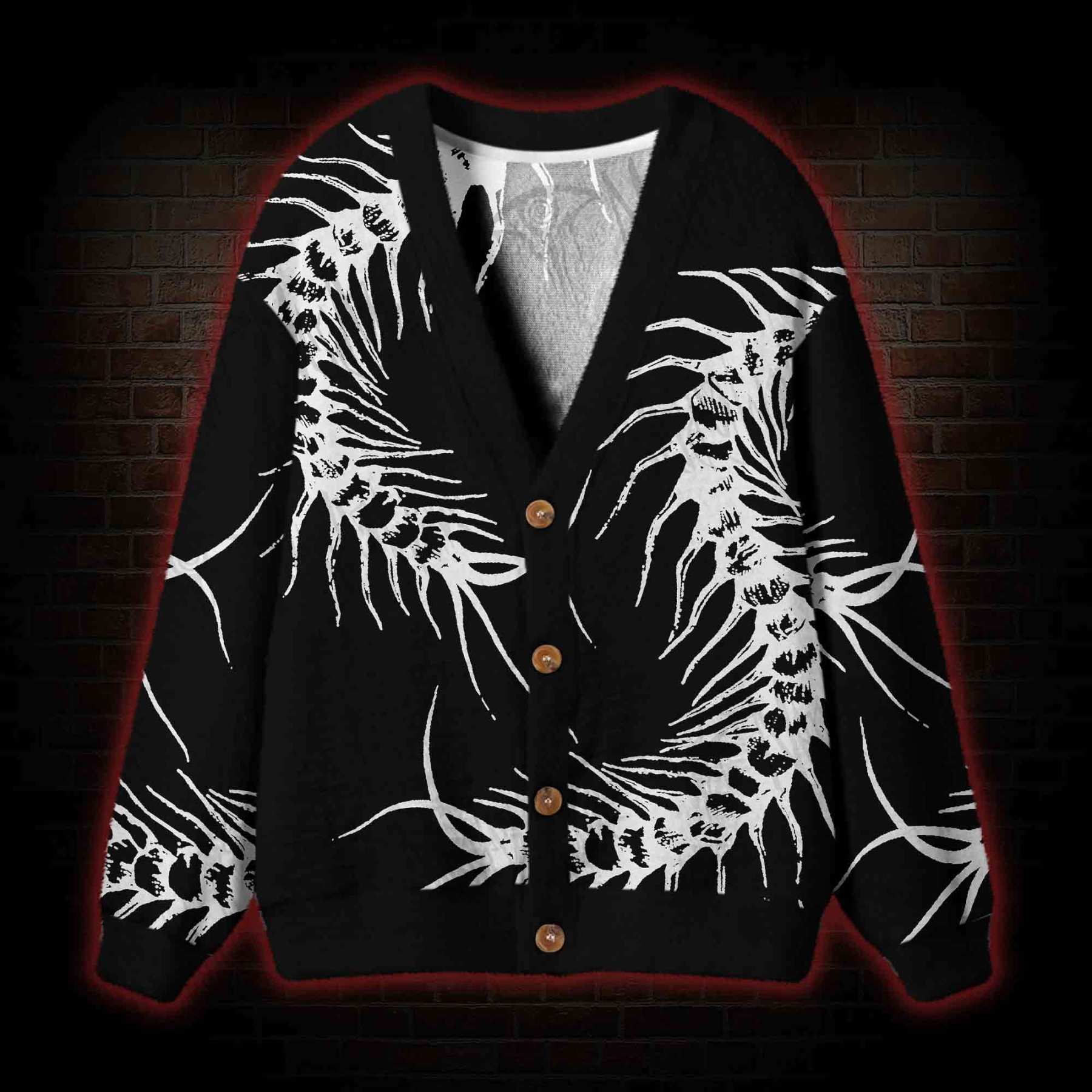 Centipedes Cardigan Sweater