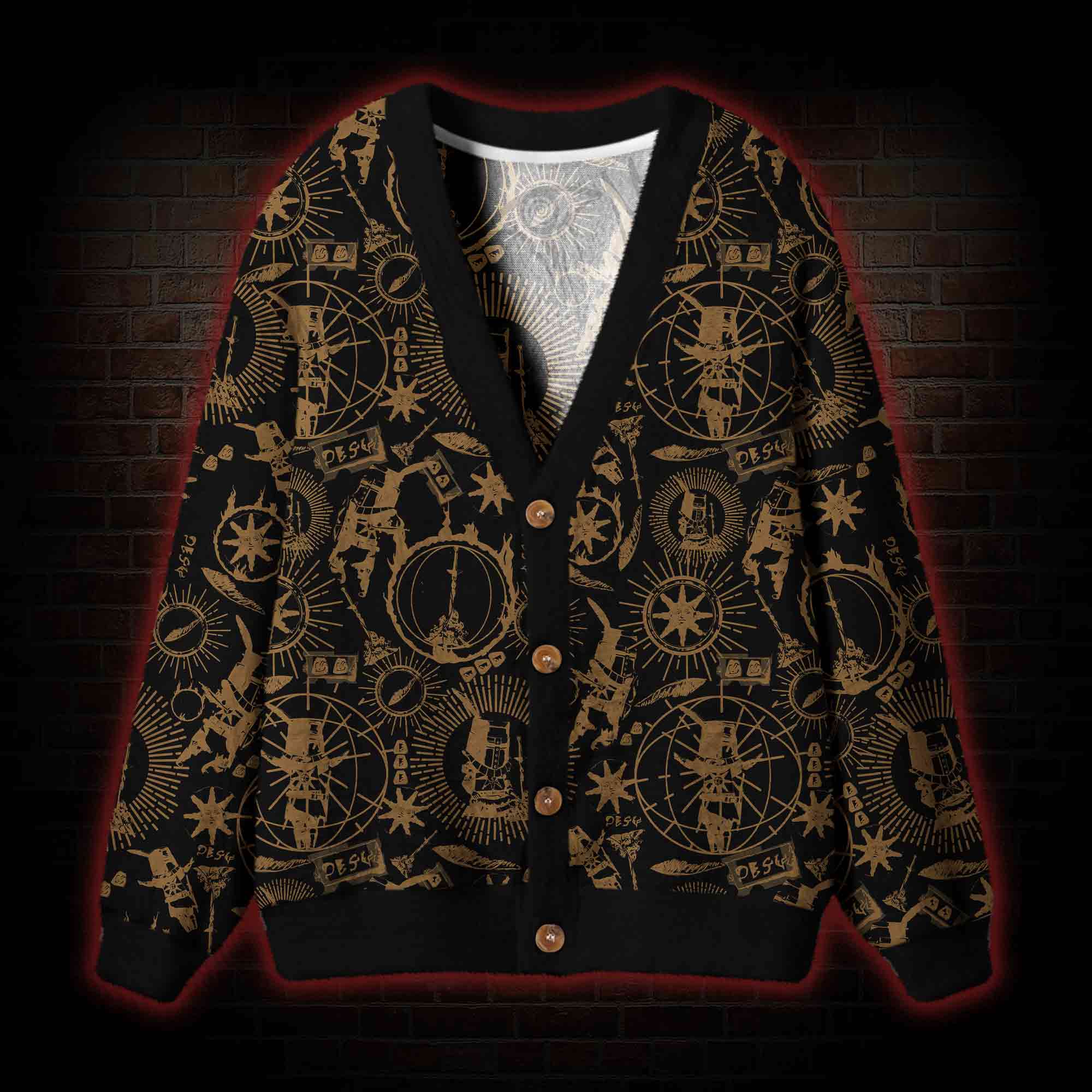 Retro Praise the Sun Cardigan Sweater