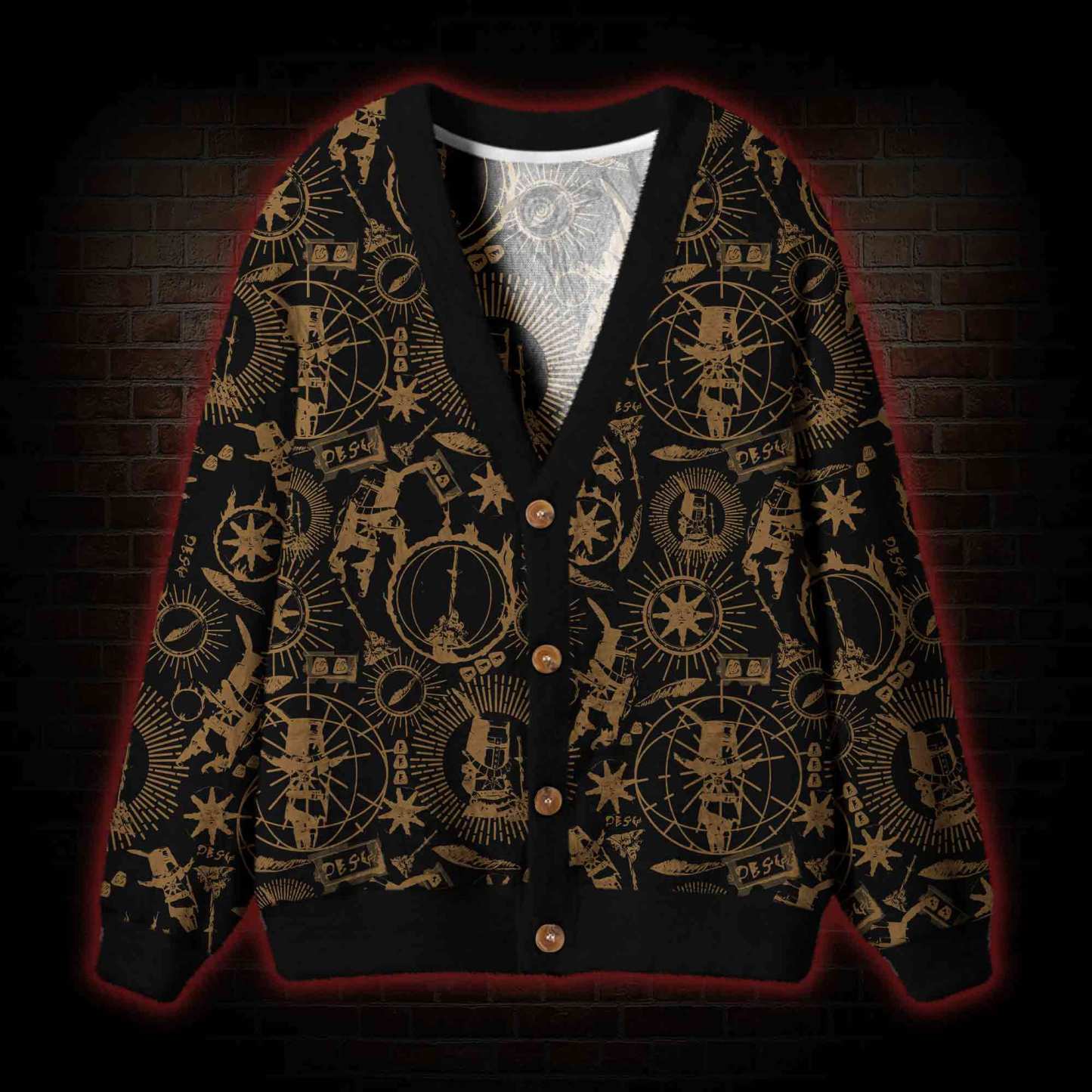 Retro Praise the Sun Cardigan Sweater