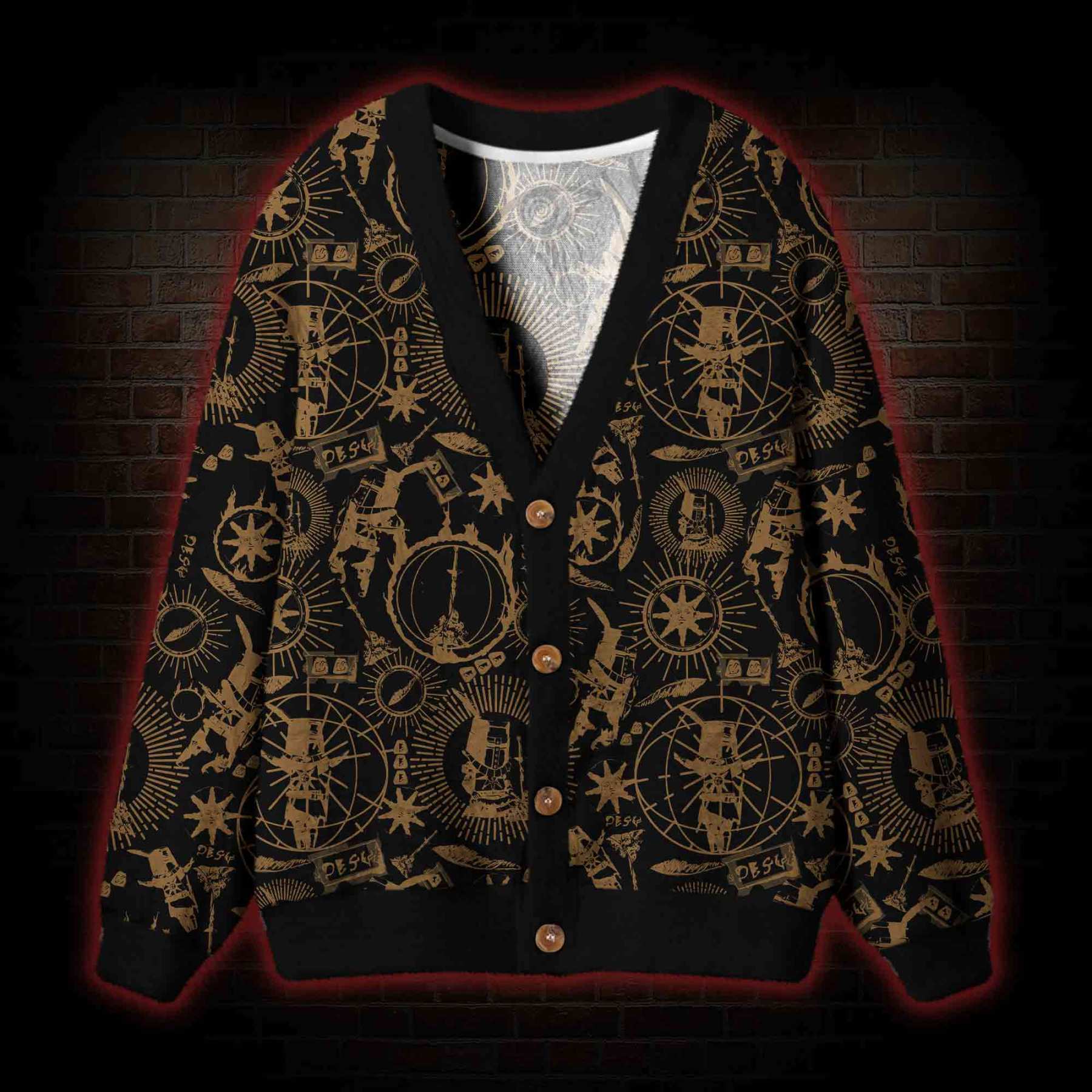 Retro Praise the Sun Cardigan Sweater
