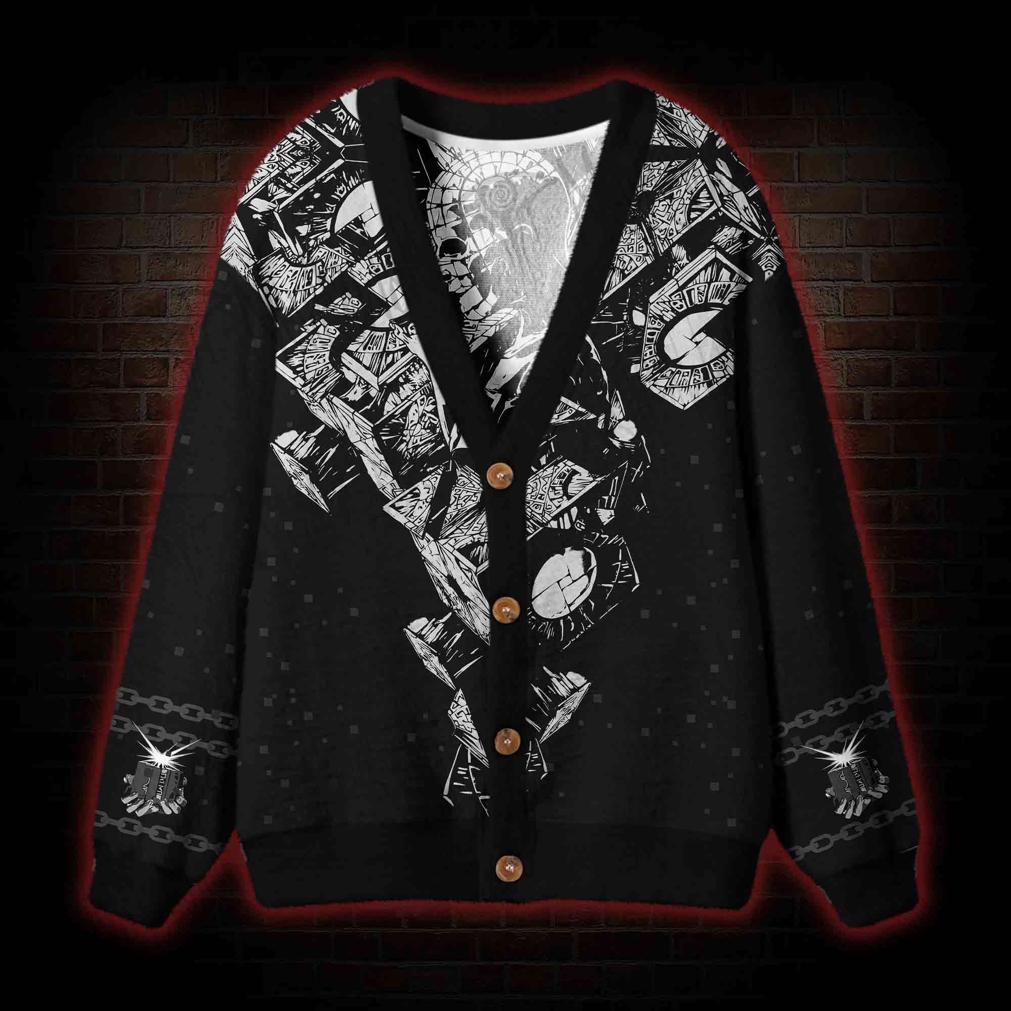 You Opened It We Came Cardigan Sweater