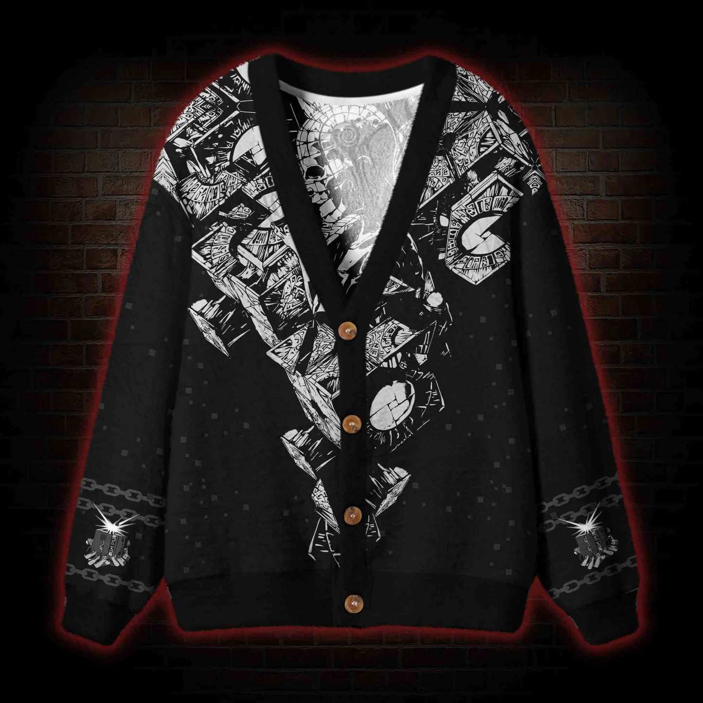 You Opened It We Came Cardigan Sweater
