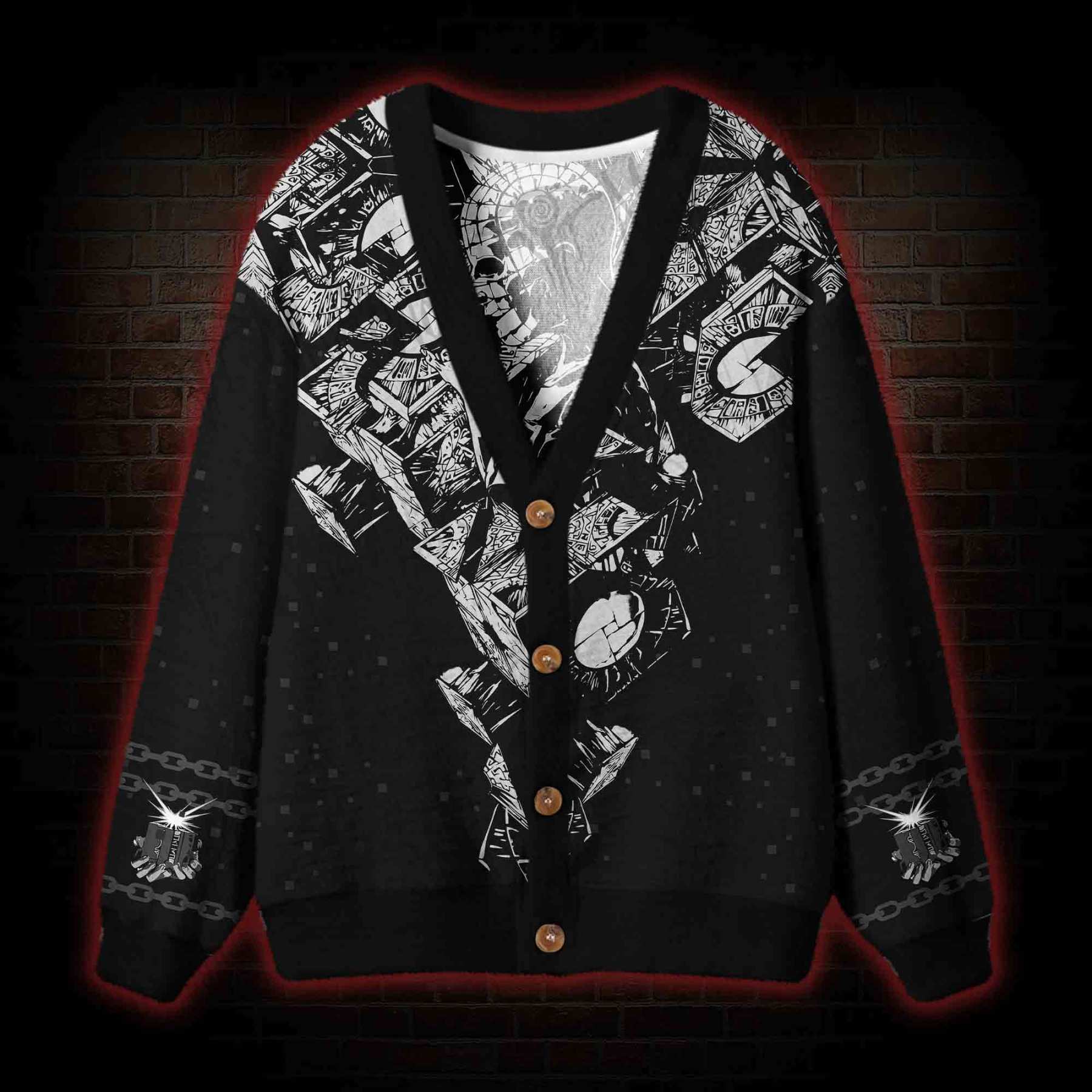 You Opened It We Came Cardigan Sweater