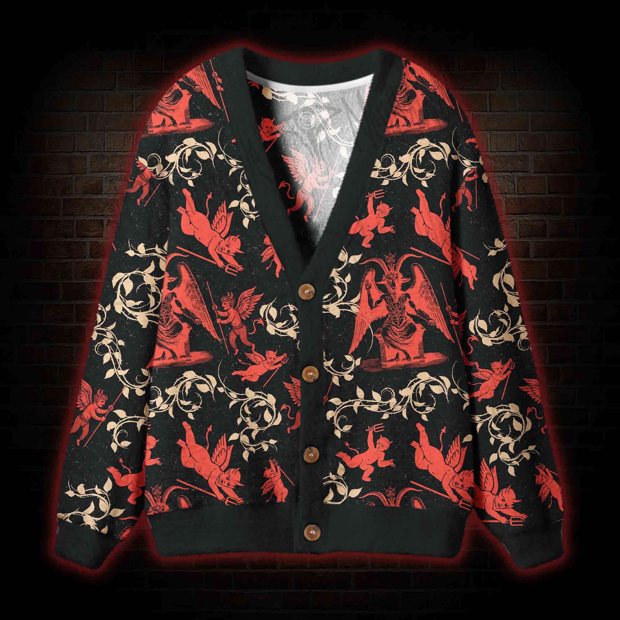 Devil Cardigan Sweater