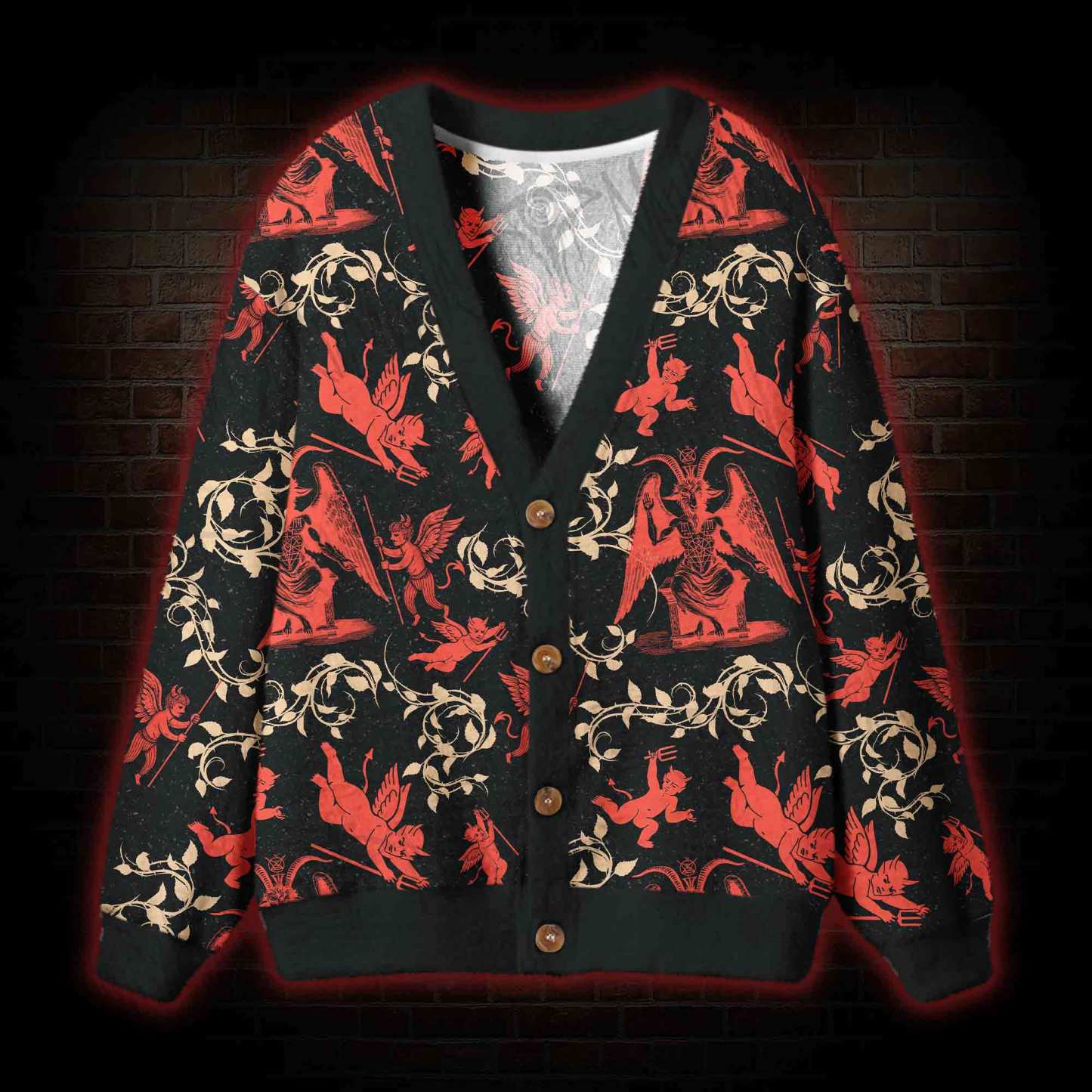 Devil Cardigan Sweater