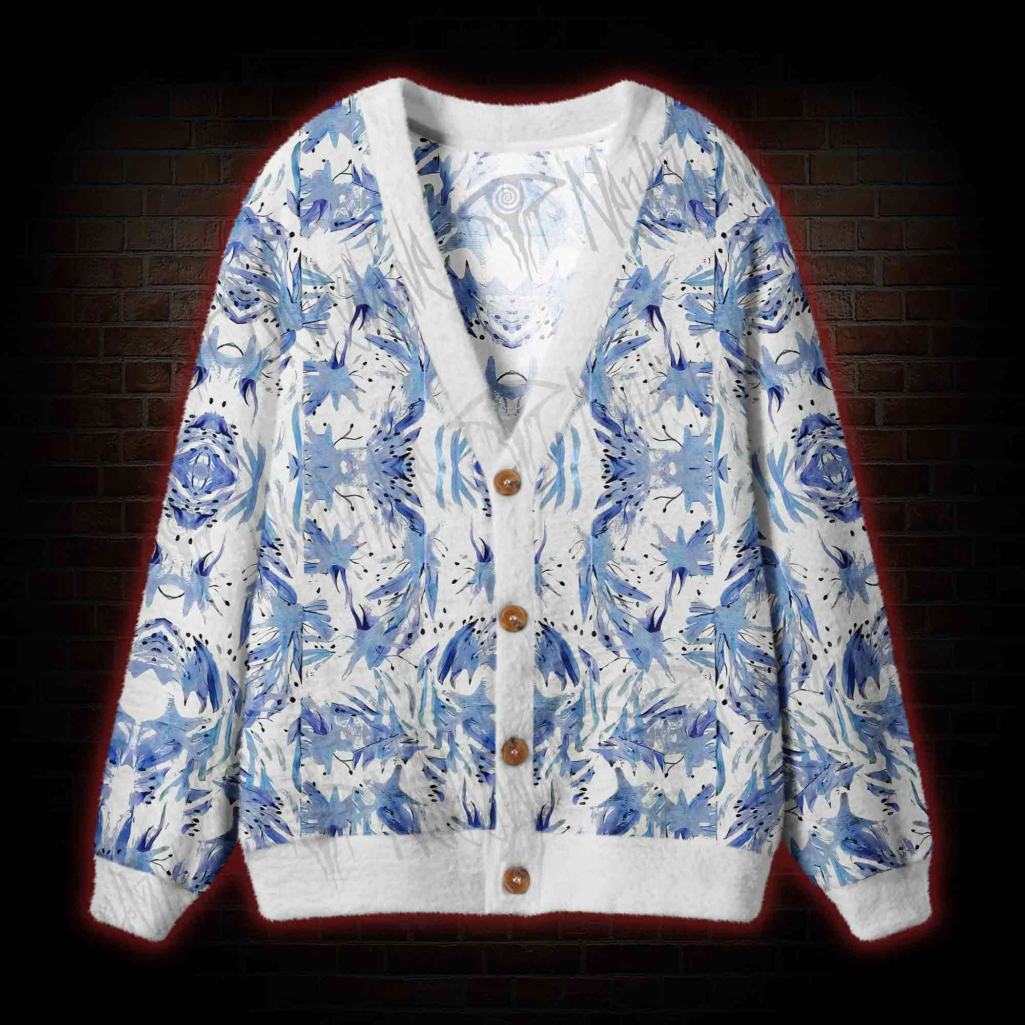Exotic Plants Cardigan Sweater