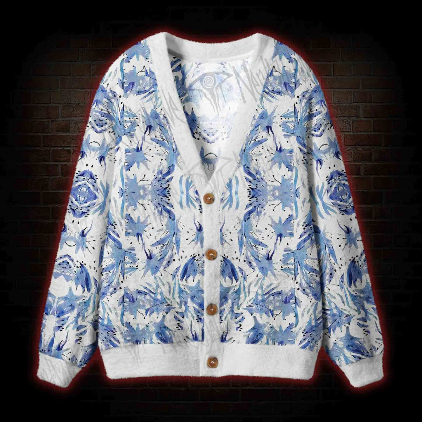 Exotic Plants Cardigan Sweater