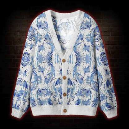 Exotic Plants Cardigan Sweater
