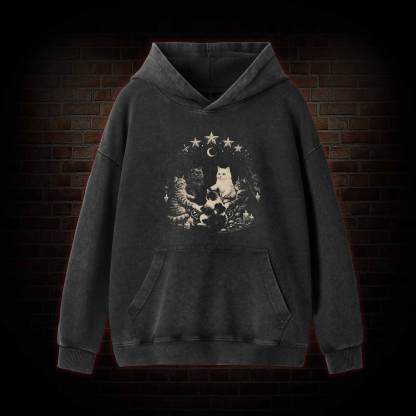 Cat Ritual Washed Hoodie