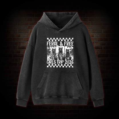 Feral & Free Washed Hoodie