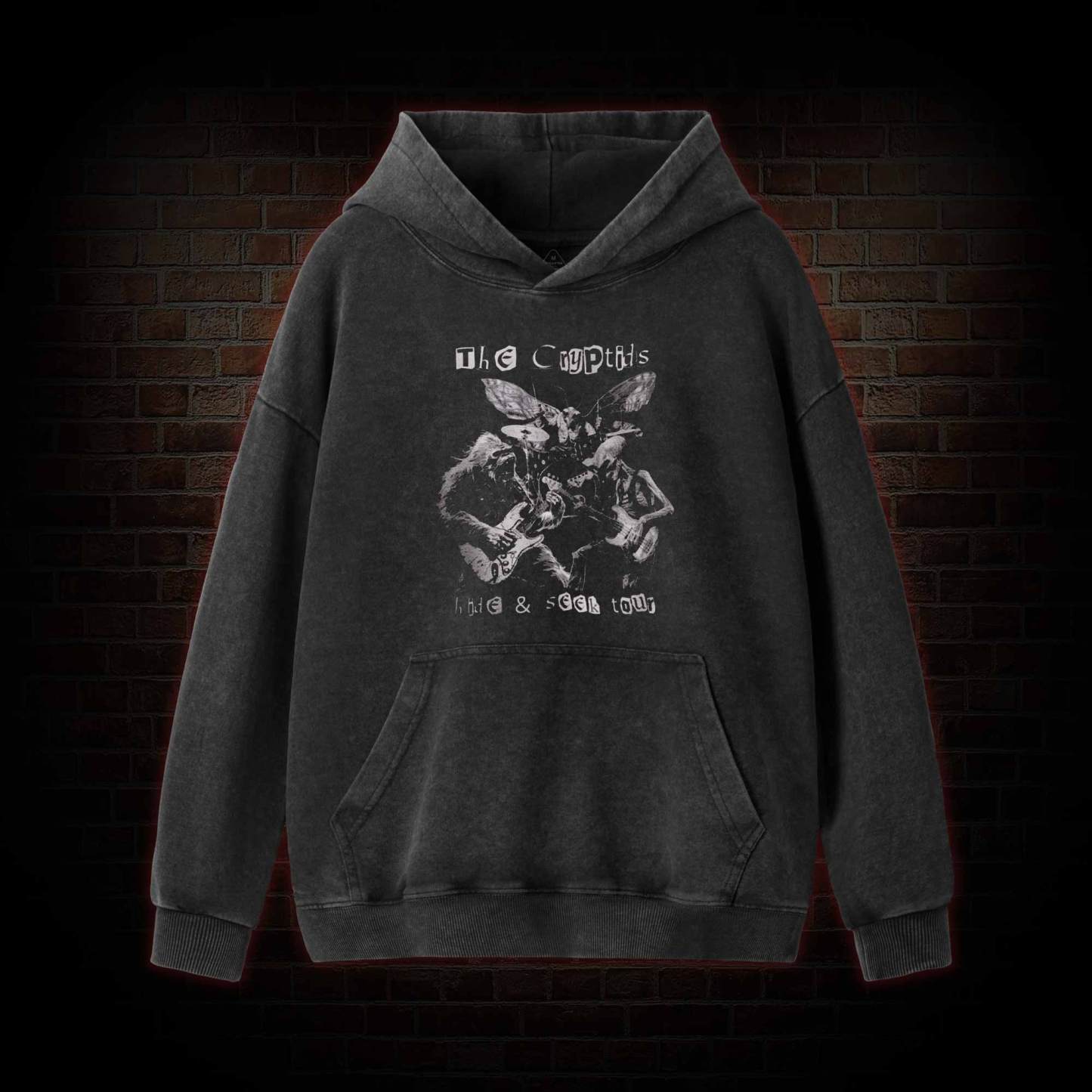 Cryptids Hide & Seek Tour Washed Hoodie