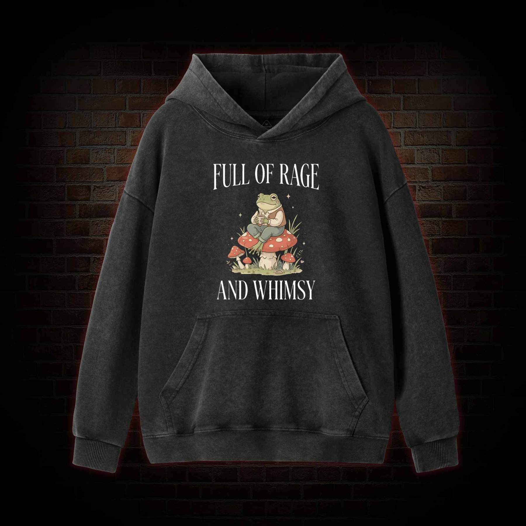 Full of Rage and Whimsy Washed Hoodie