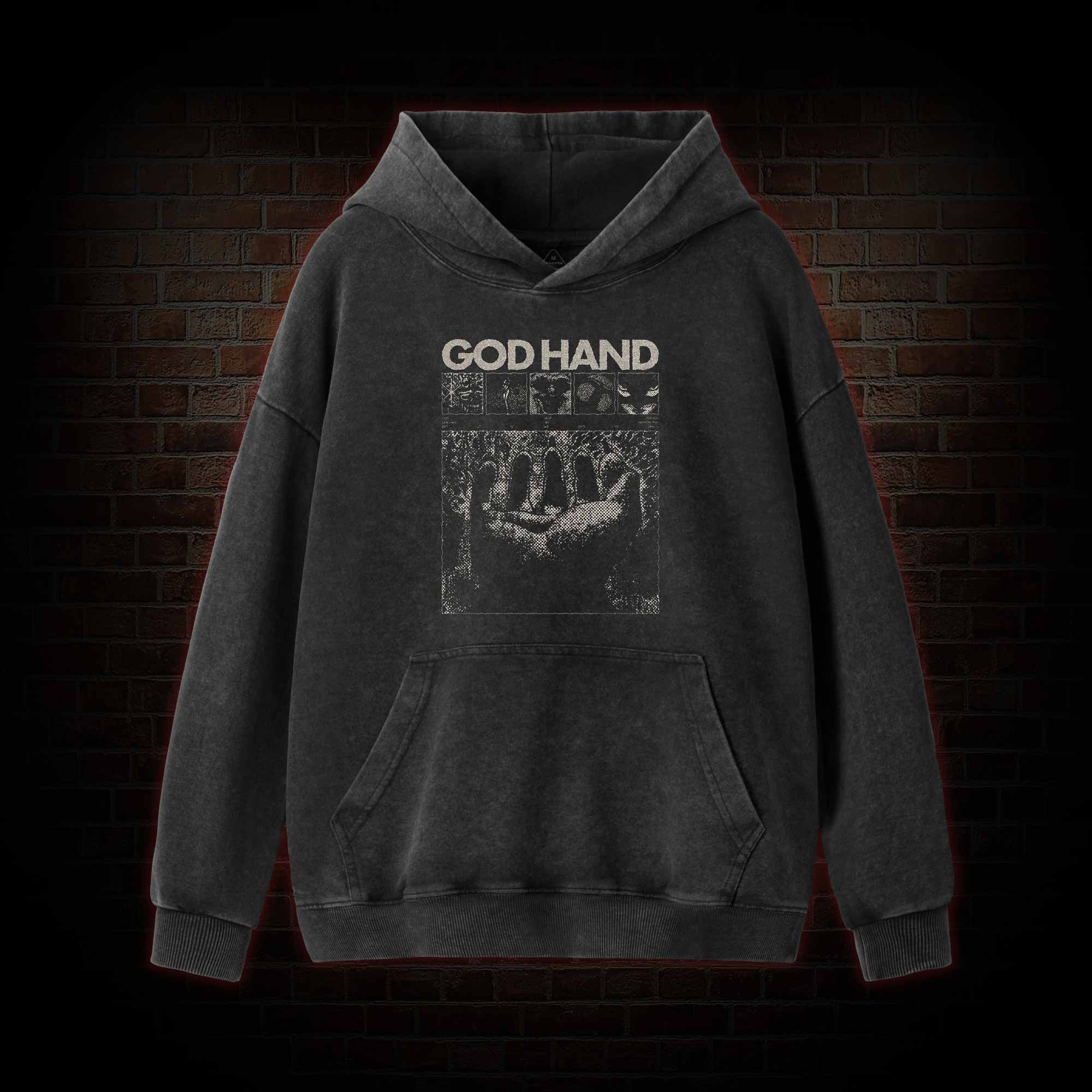 Our Wing of Darkness Washed Hoodie