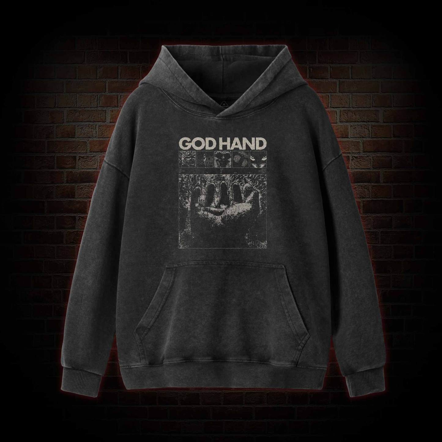 Our Wing of Darkness Washed Hoodie