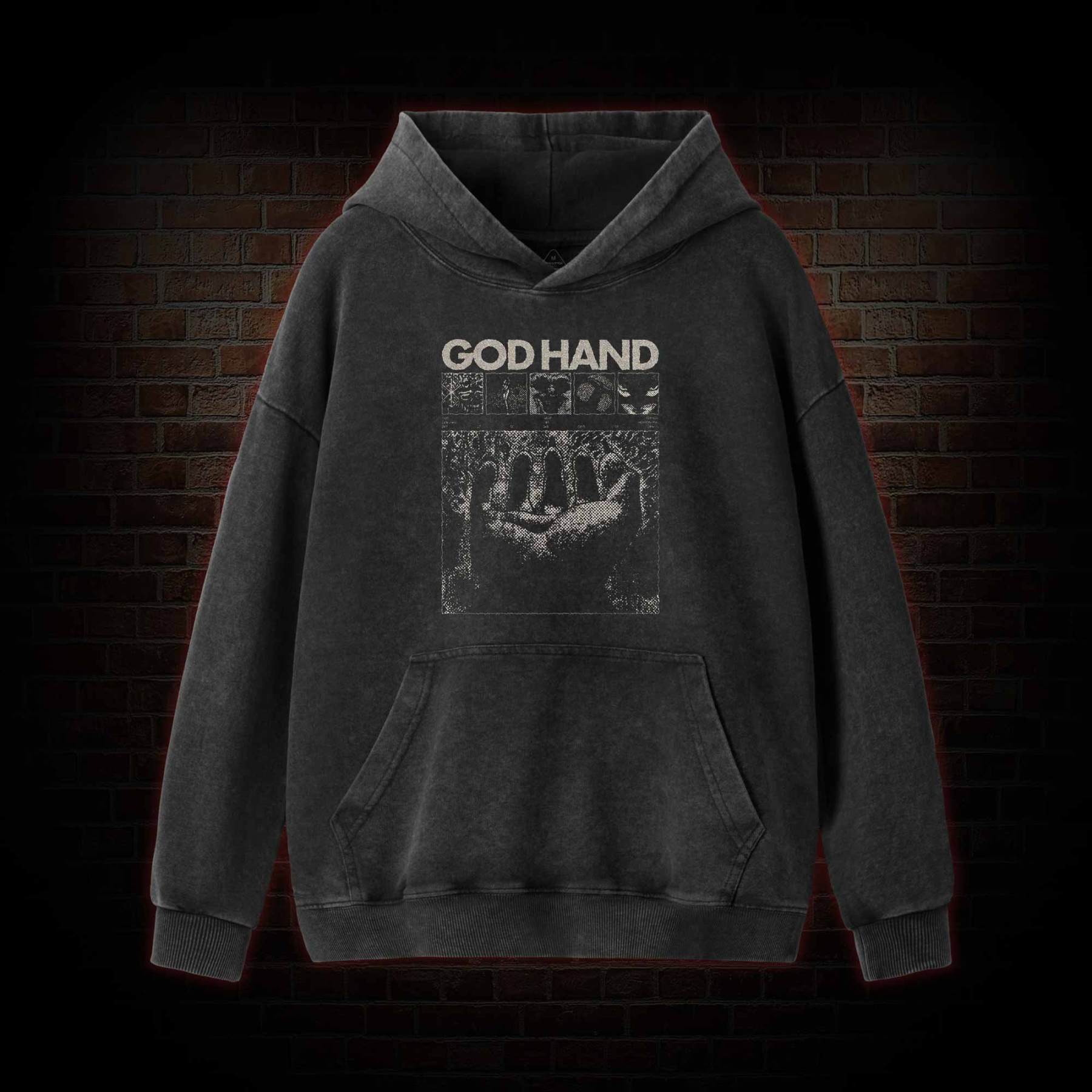 Our Wing of Darkness Washed Hoodie
