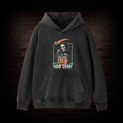 Always Check Your Candy Washed Hoodie
