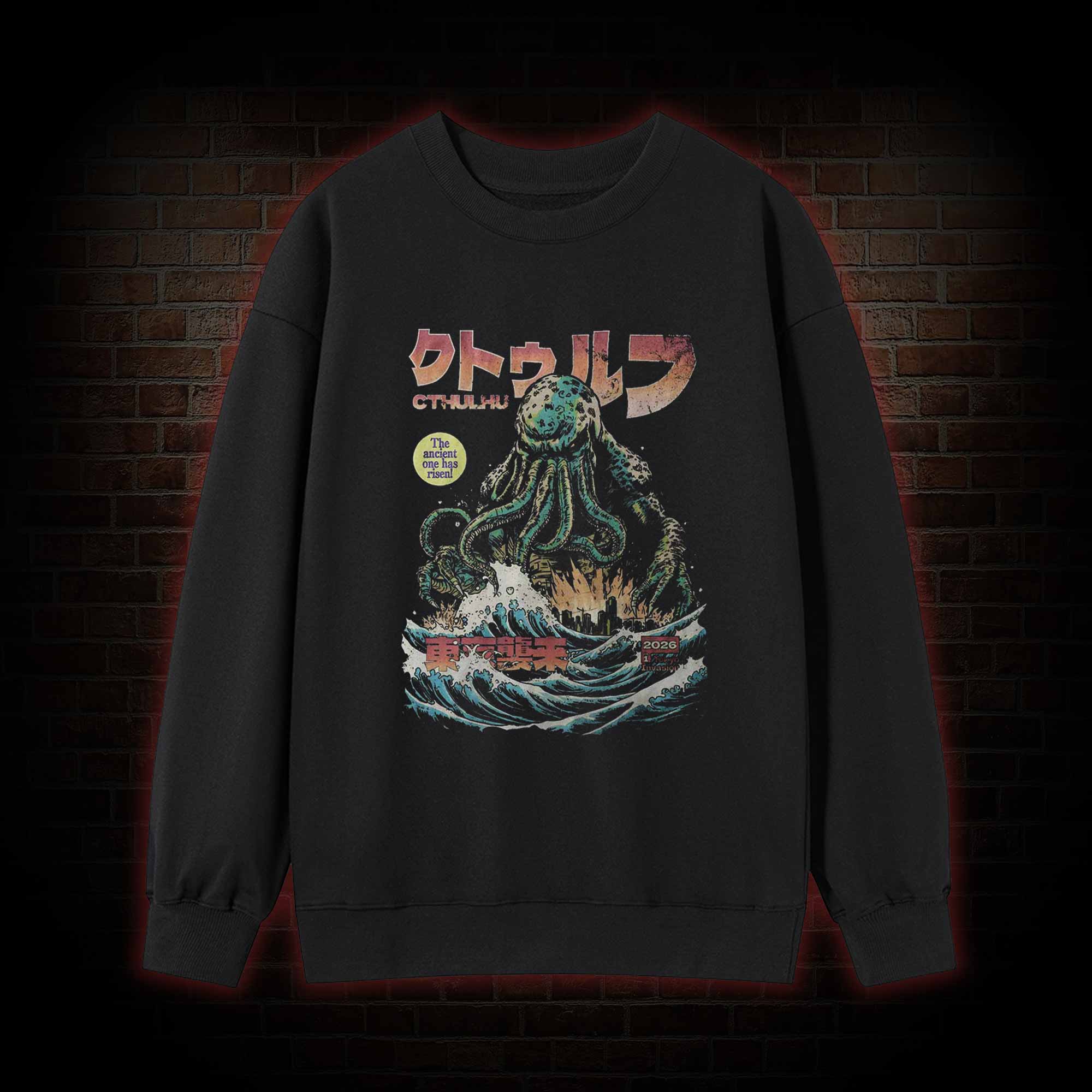 Cthulhu Tokyo Invasion Sweatshirt