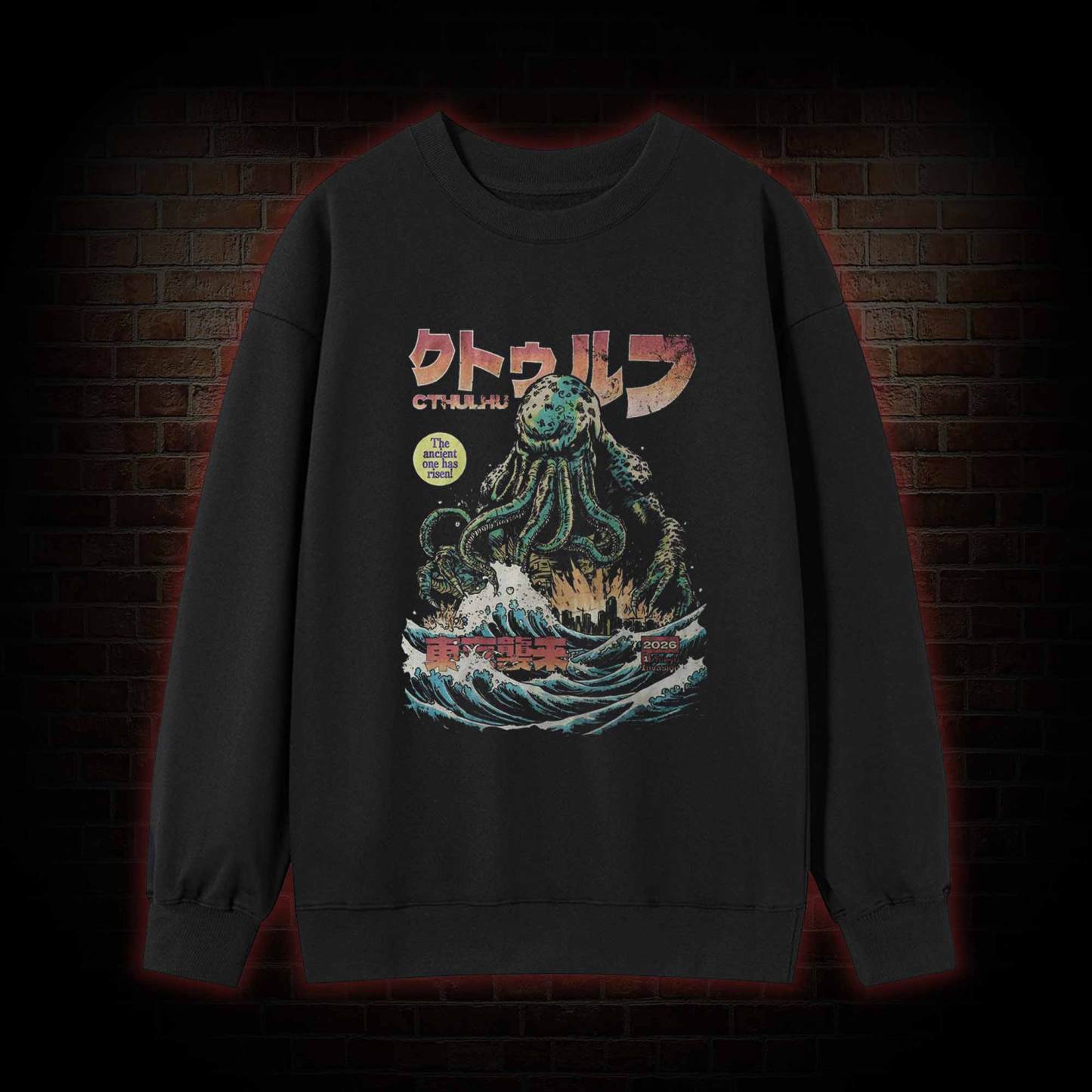 Cthulhu Tokyo Invasion Sweatshirt