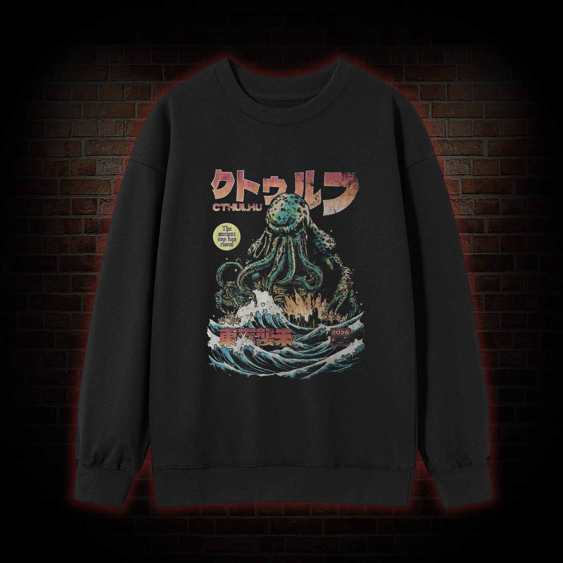 Cthulhu Tokyo Invasion Sweatshirt