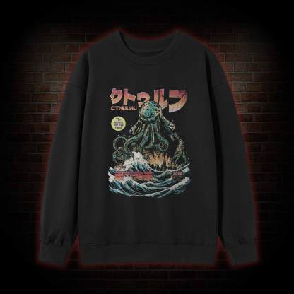 Cthulhu Tokyo Invasion Sweatshirt