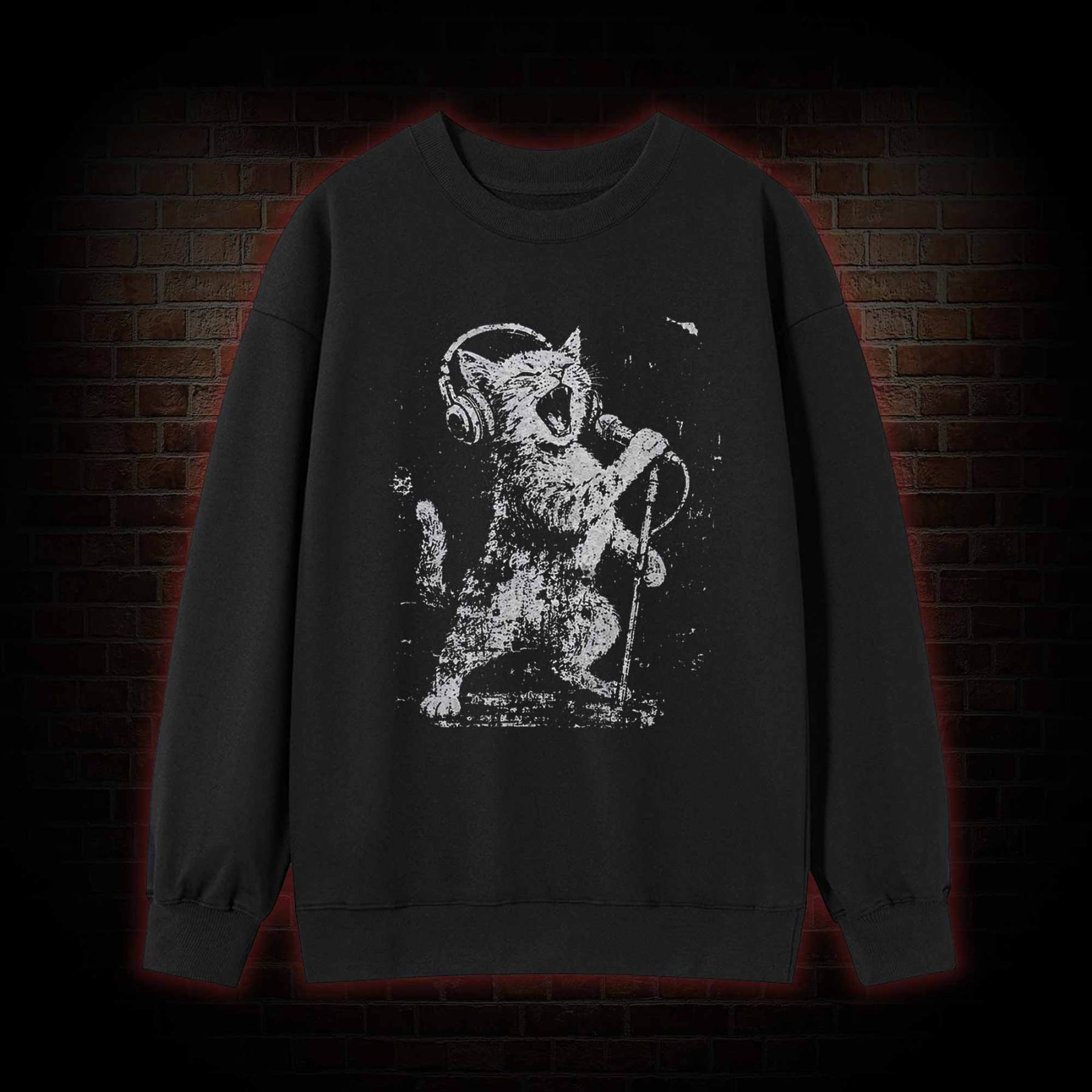 Rockstar Cat Sweatshirt