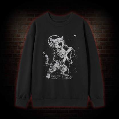 Rockstar Cat Sweatshirt
