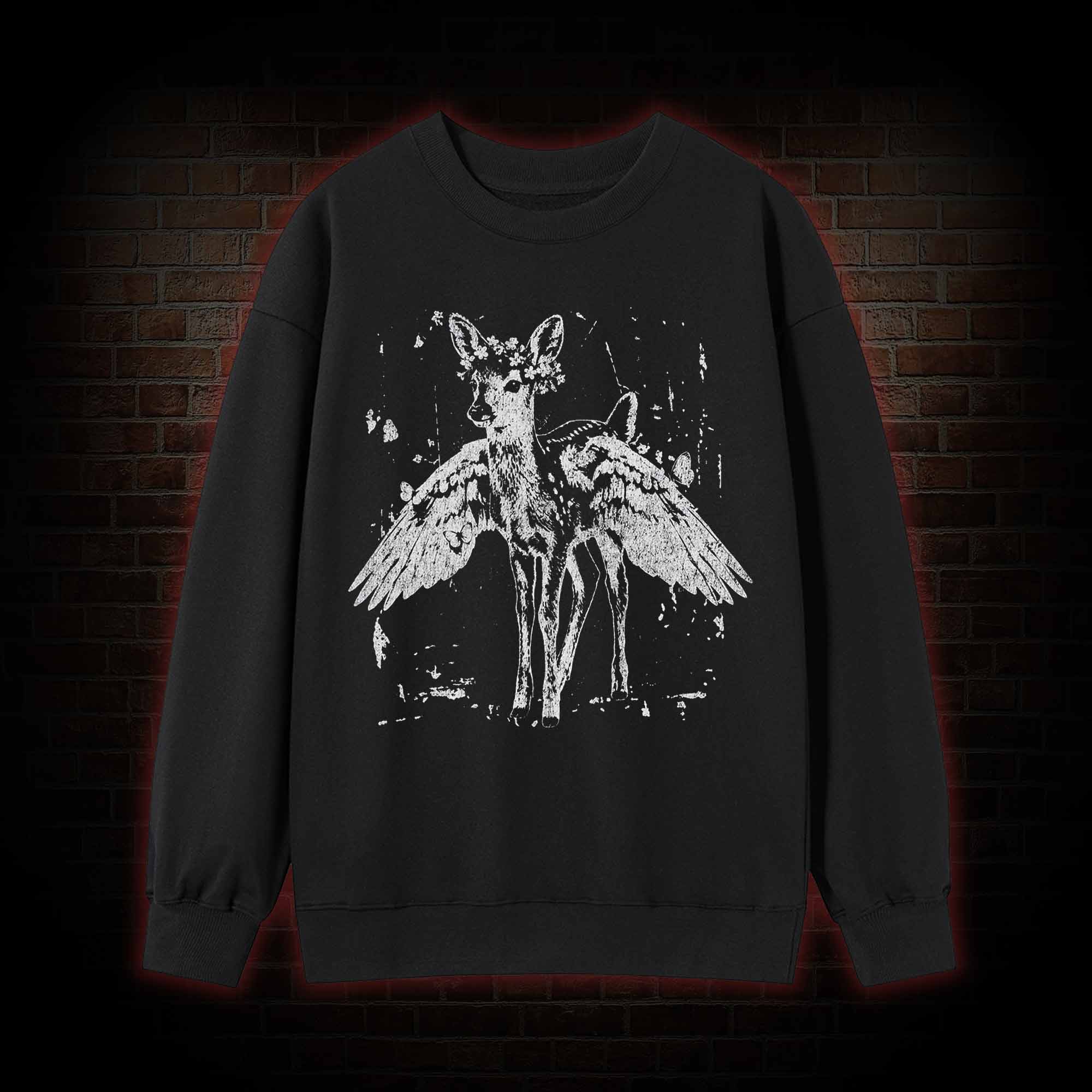Winged Fawn Sweatshirt