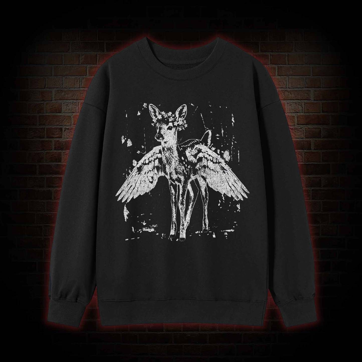 Winged Fawn Sweatshirt