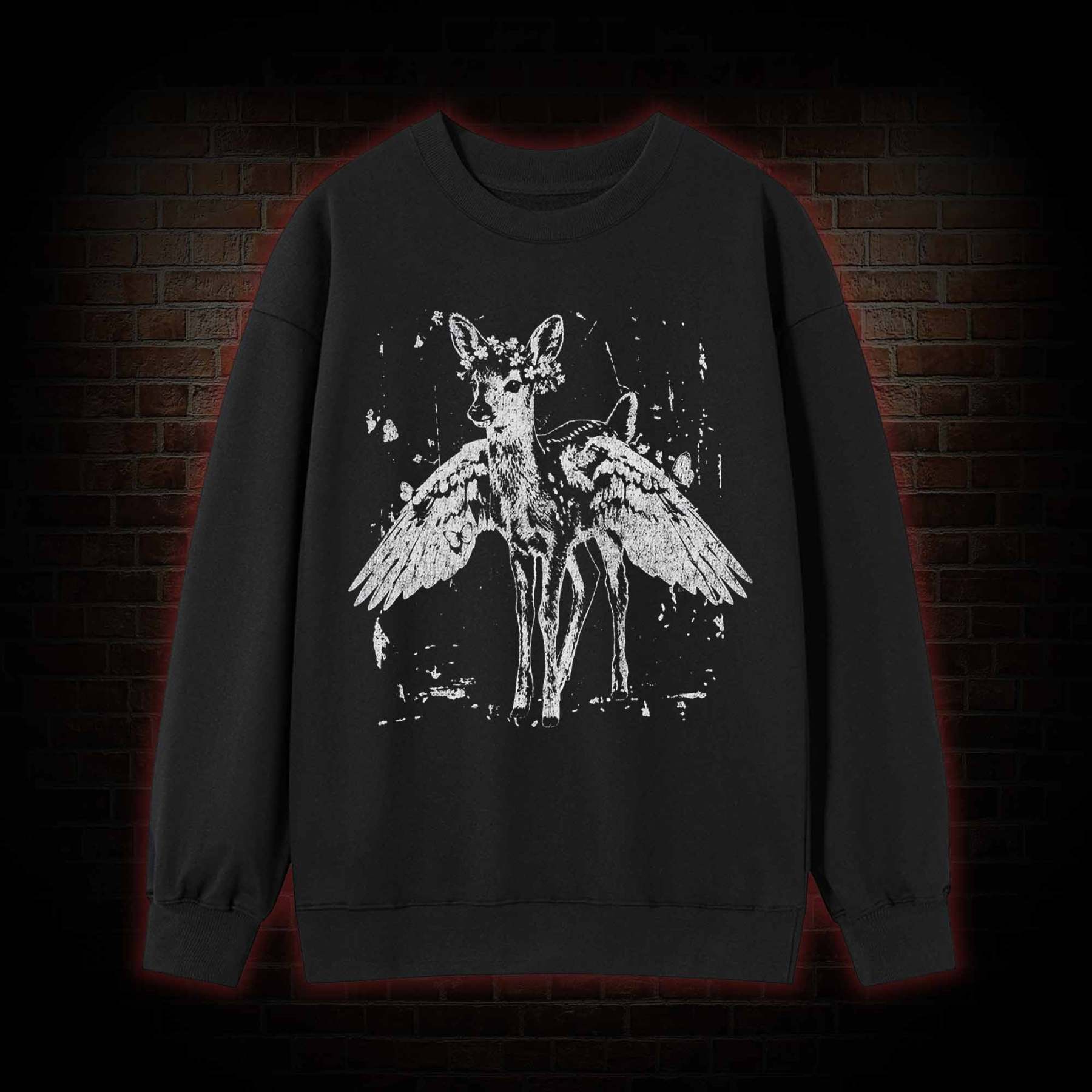 Winged Fawn Sweatshirt