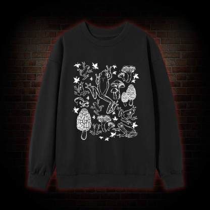 Frogs and Mushrooms Sweatshirt