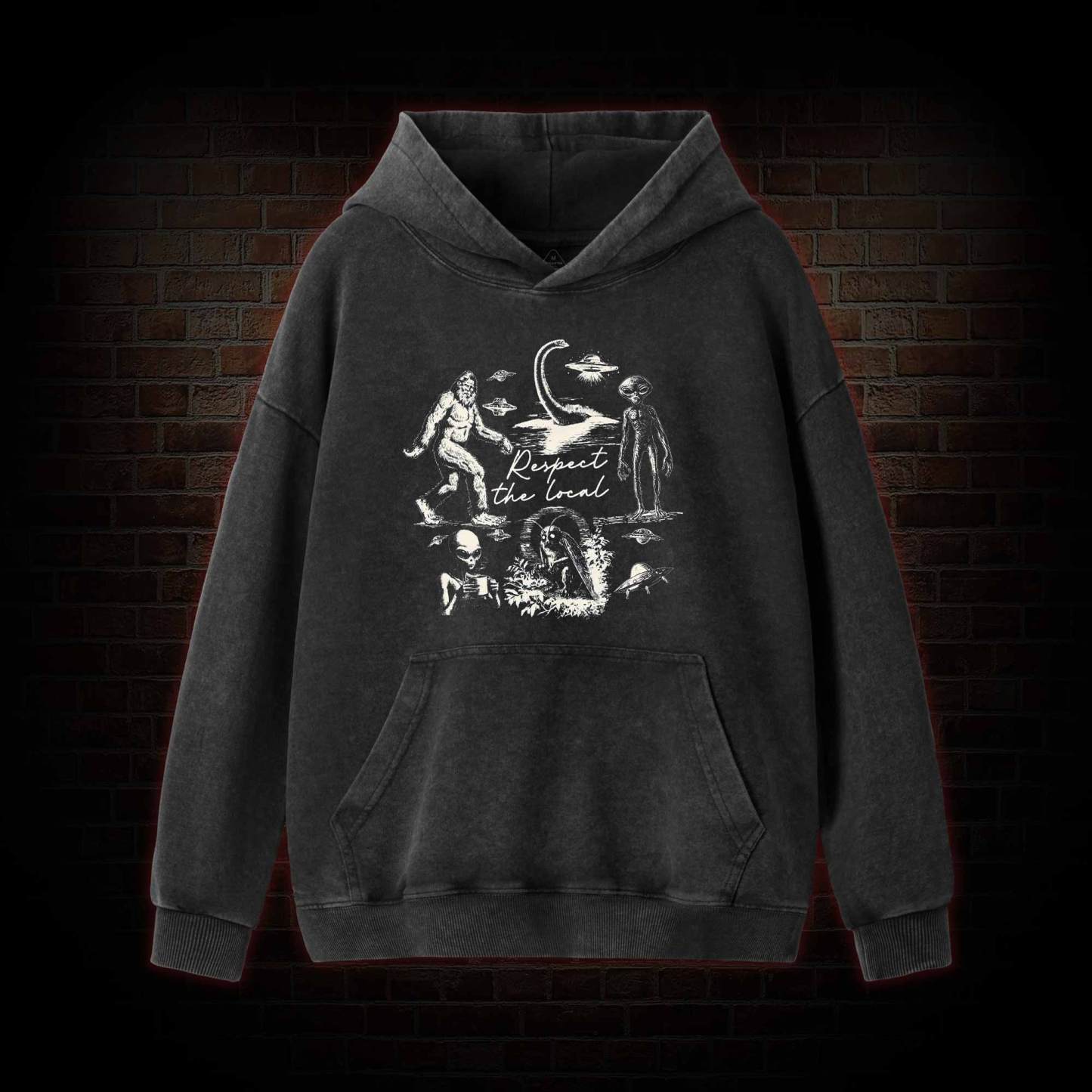 Respect the Local Washed Hoodie