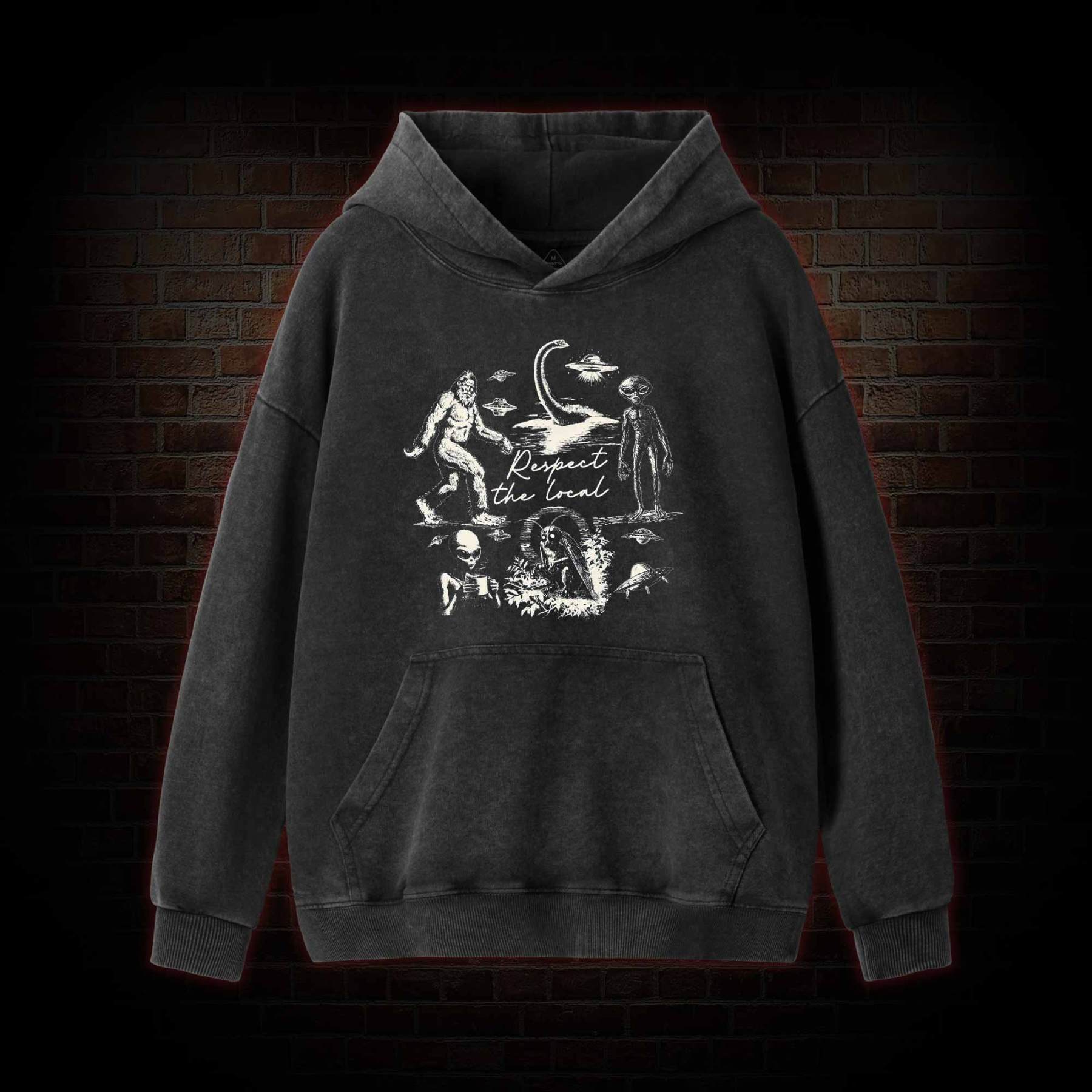 Respect the Local Washed Hoodie